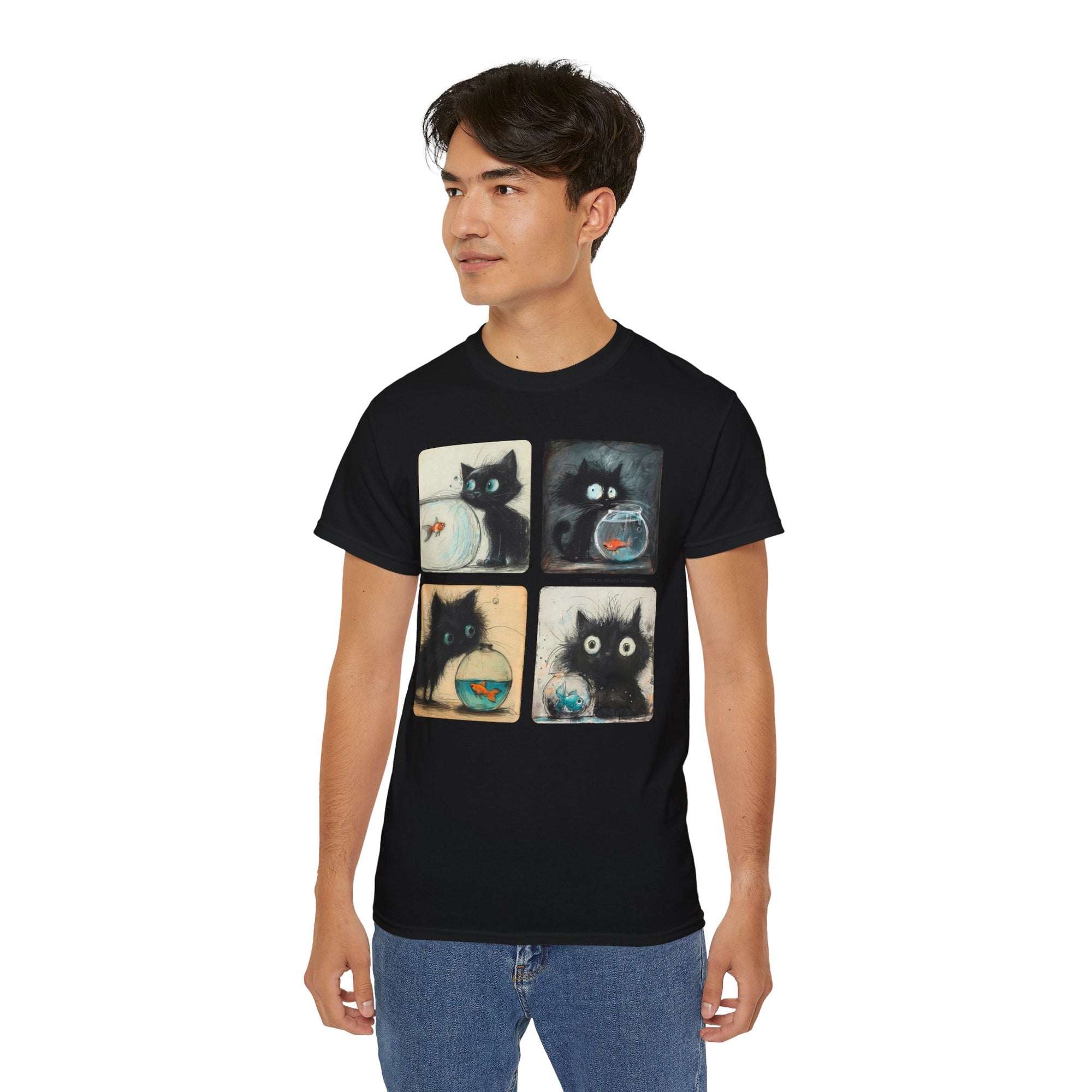 Fishy Kitty Unisex Ultra Cotton Tee