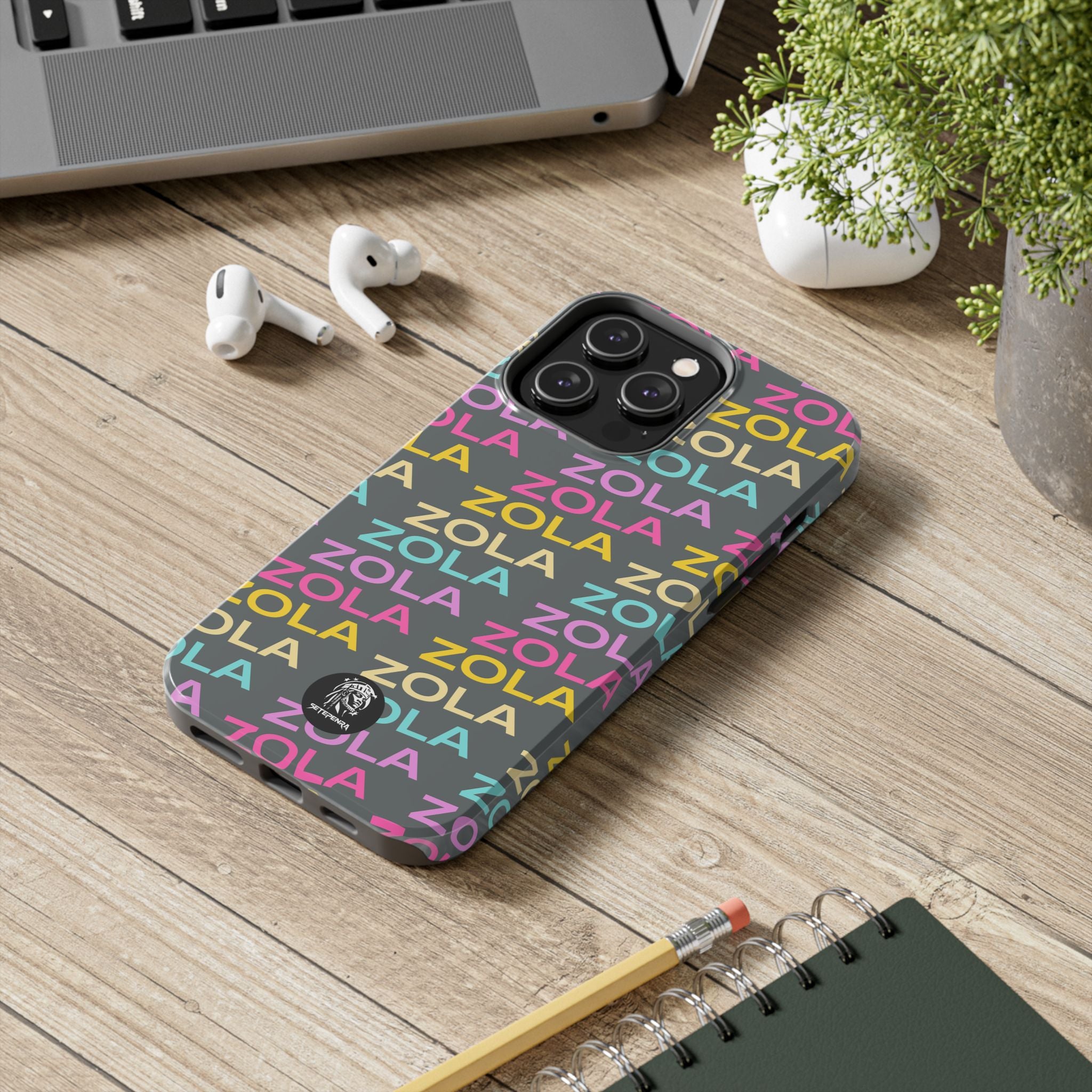 Zola Tough Phone Case (For iPhone, Galaxy & More) - Dark Grey