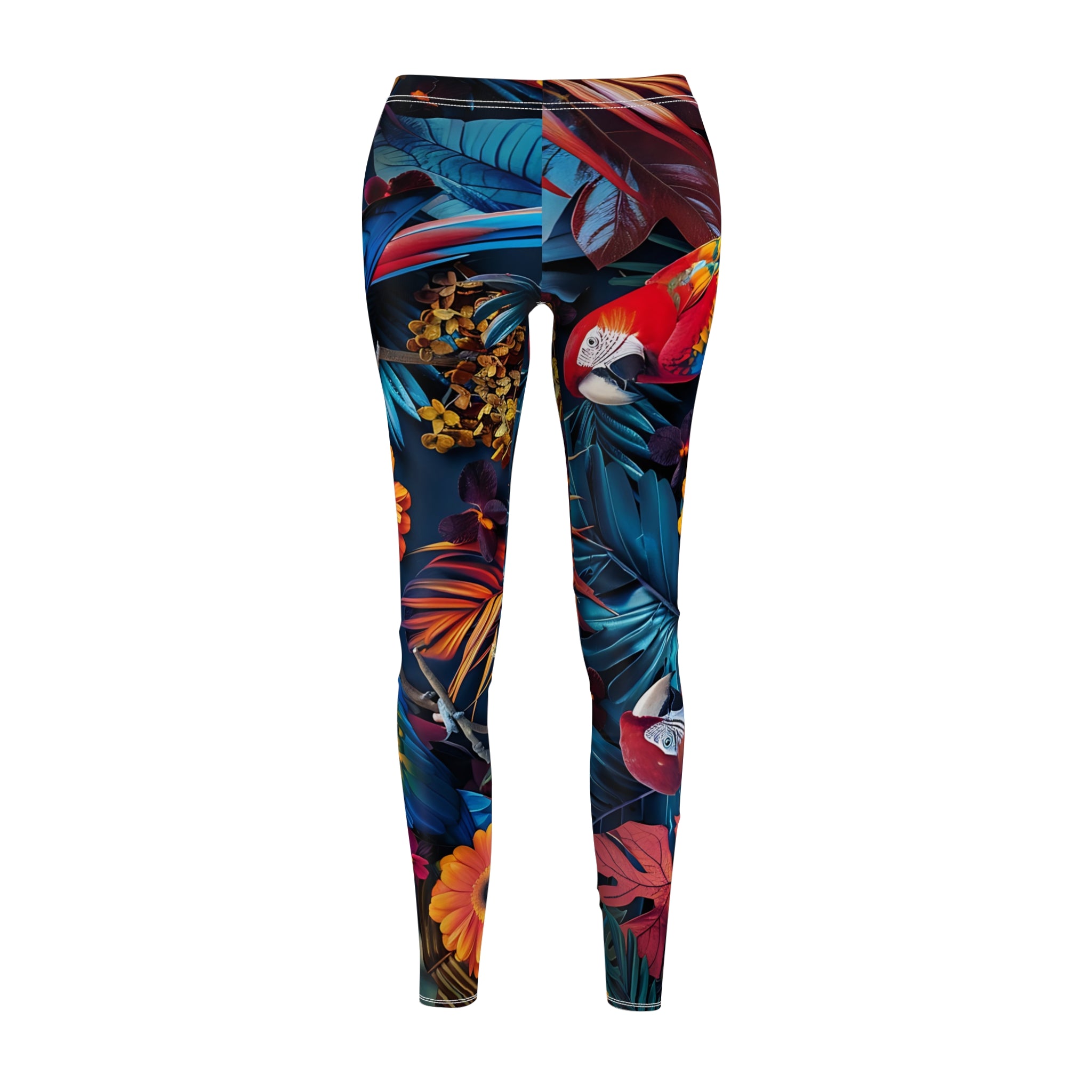 Tropican Retreat (Scene 3) Women's Cut & Sew Casual Leggings SETEPENRA All Over Prints.
