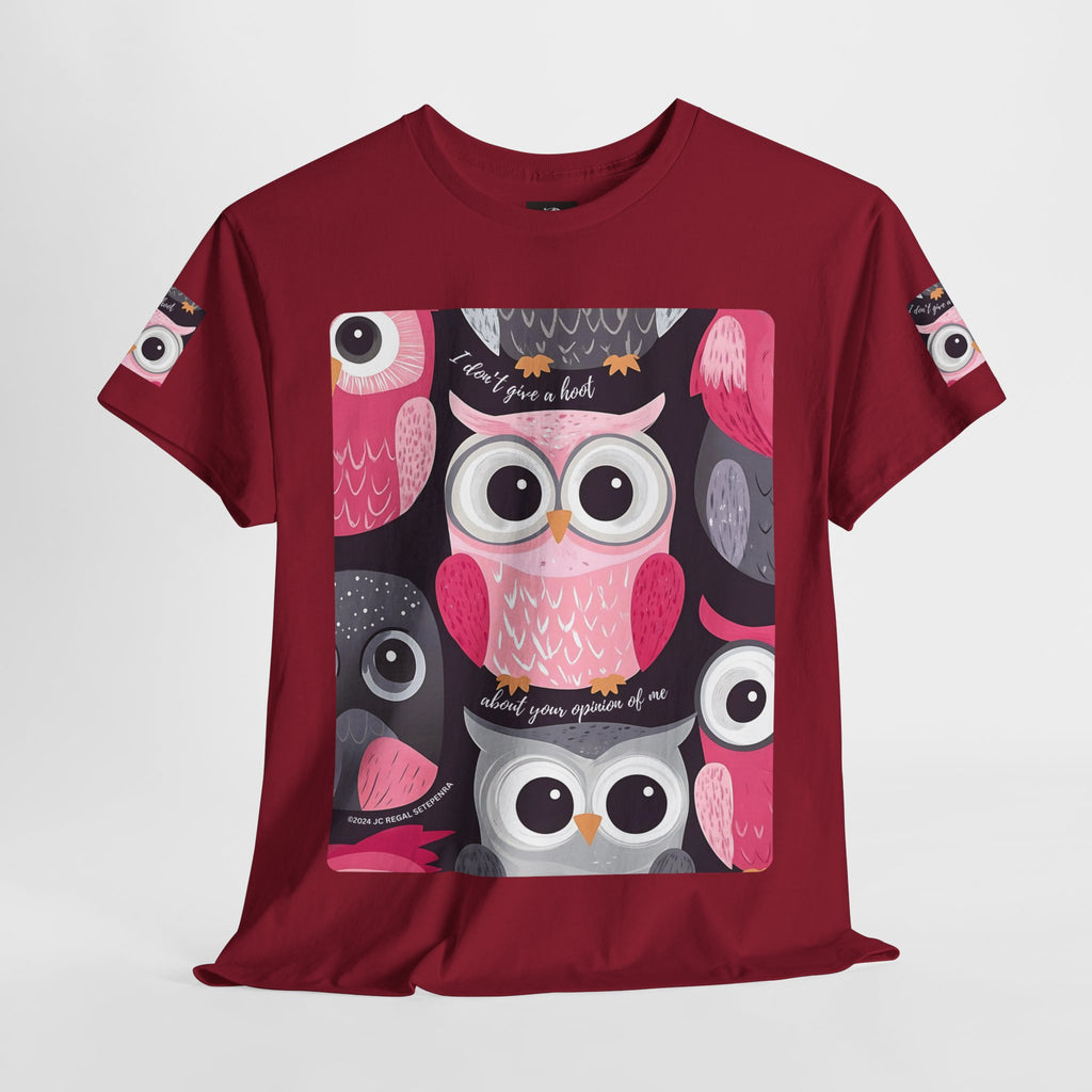 Don't Give A Hoot Unisex Heavy Cotton Tee
