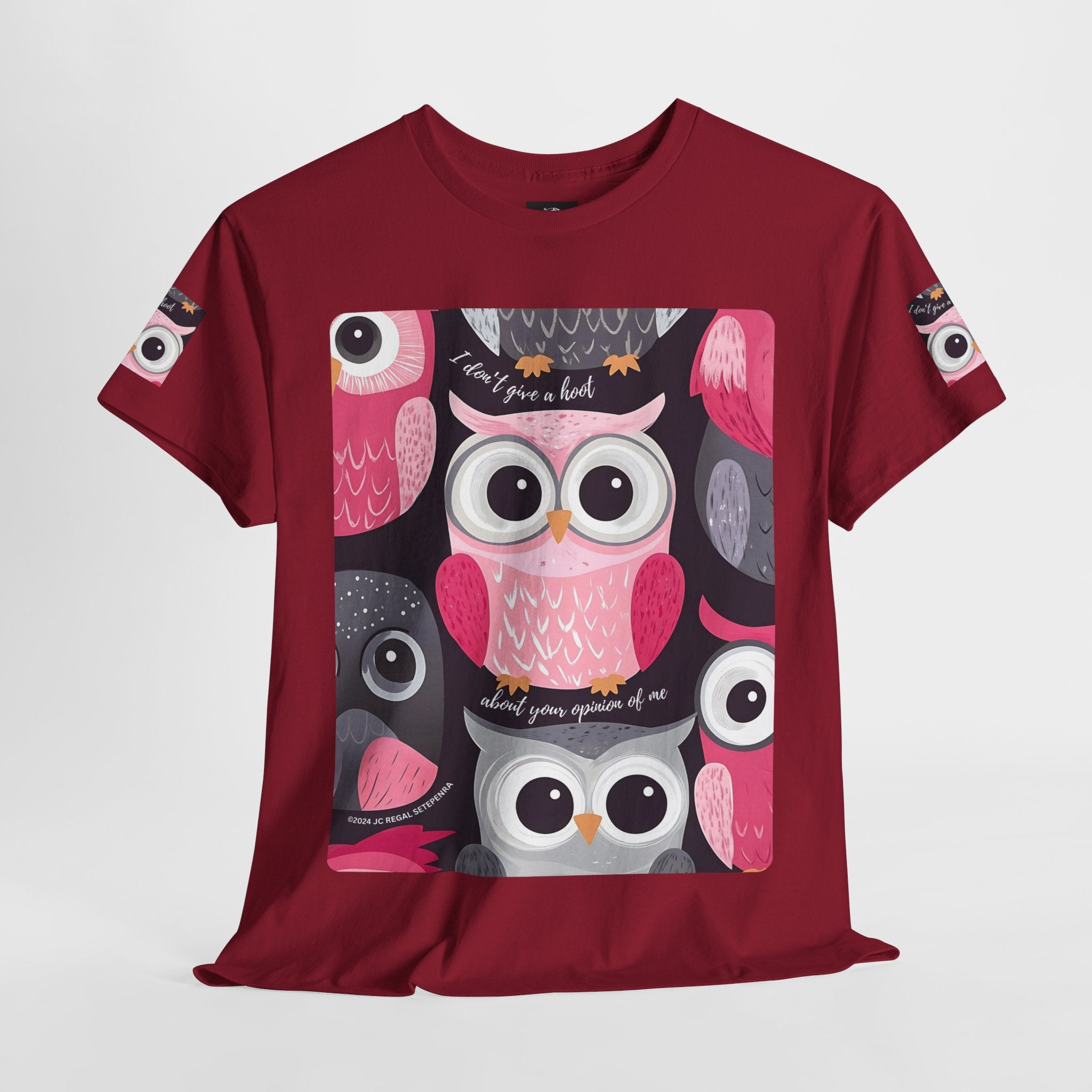 Don't Give A Hoot Unisex Heavy Cotton Tee