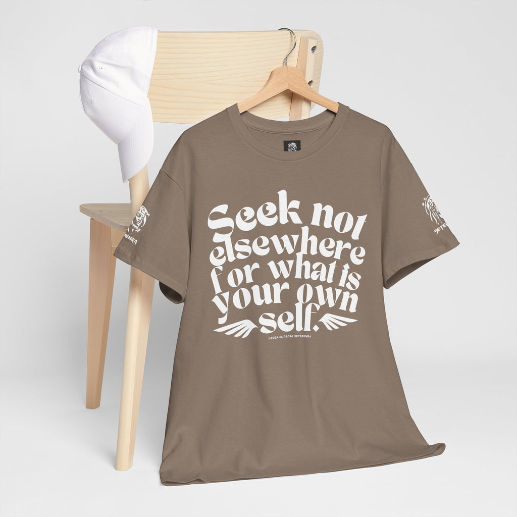 Seek Not Elsewhere Unisex Heavy Cotton Tee