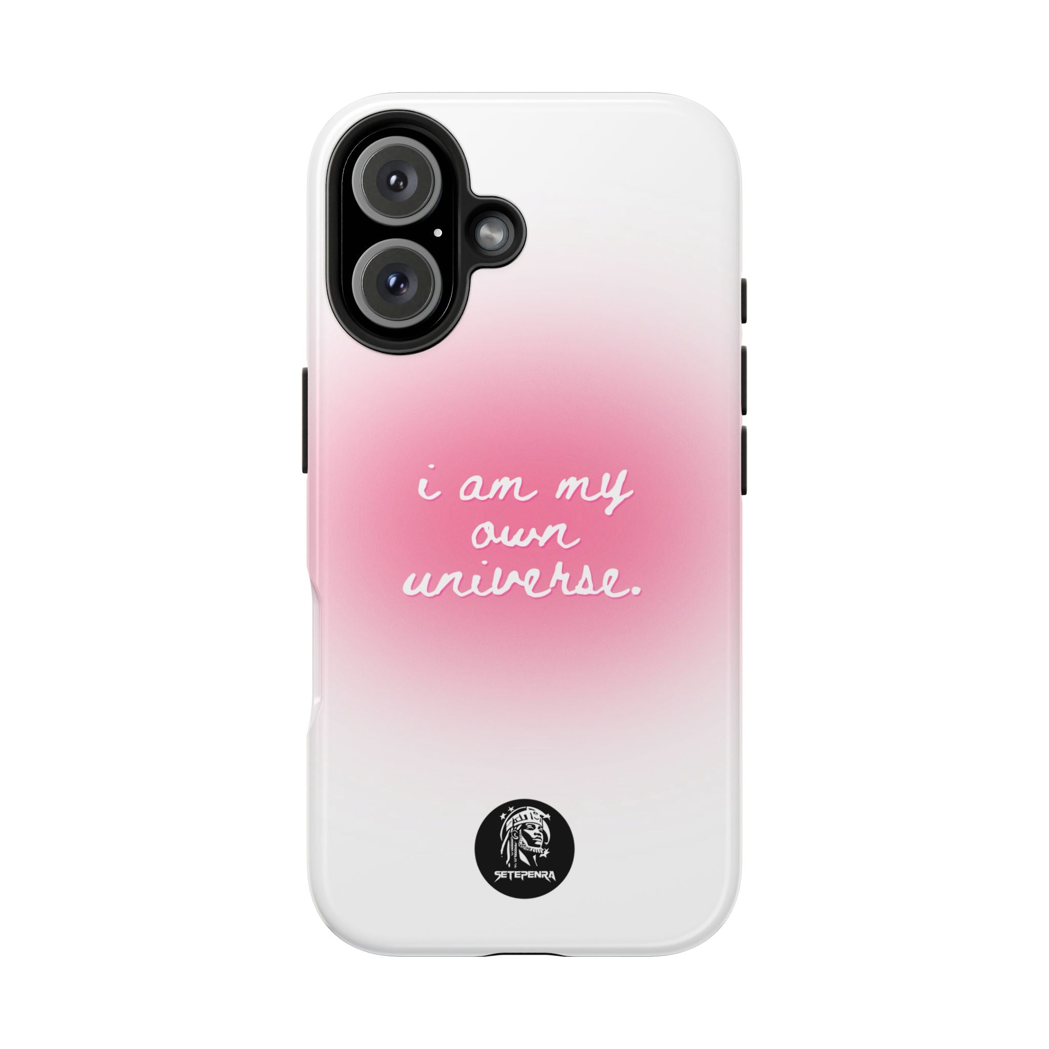 I Am My Own Universe Tough Phone Case (For iPhone, Galaxy & More) - White