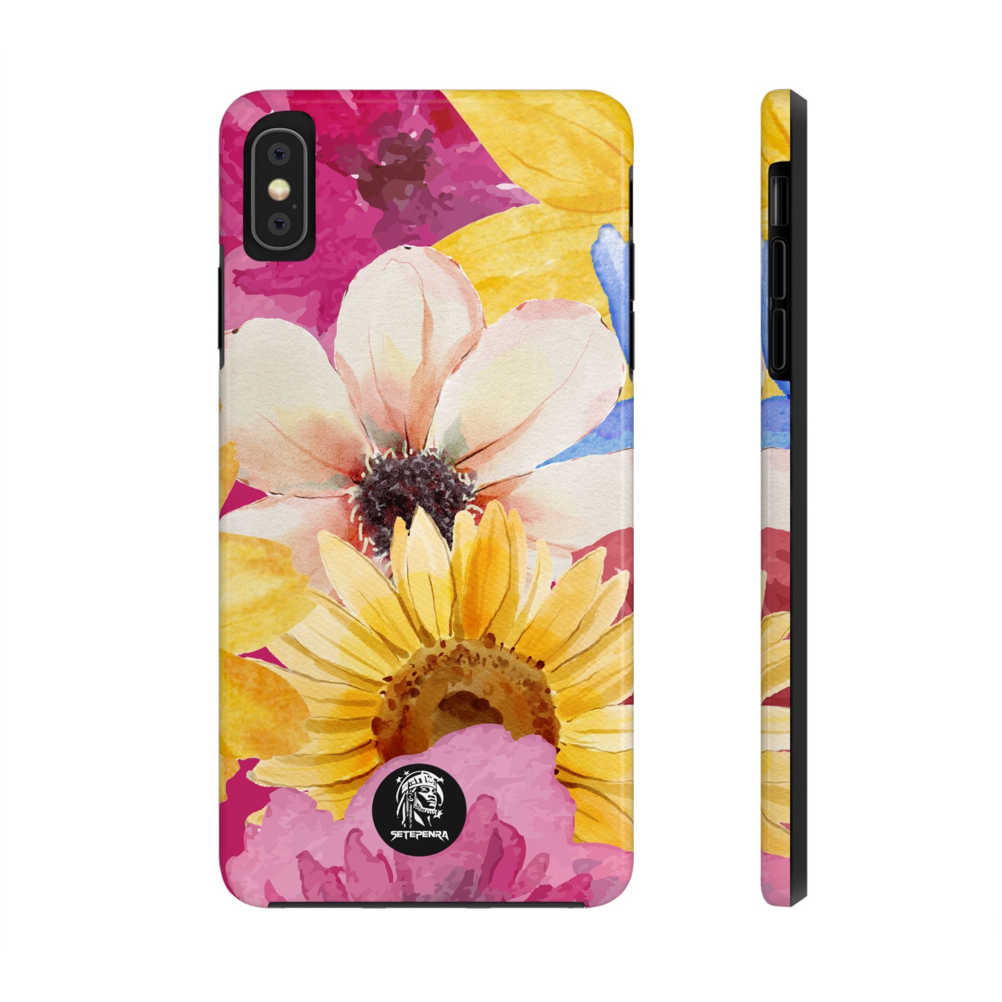 Watercolor Flowers Tough Phone Case (For iPhone, Galaxy & More) SETEPENRA Phone Case.