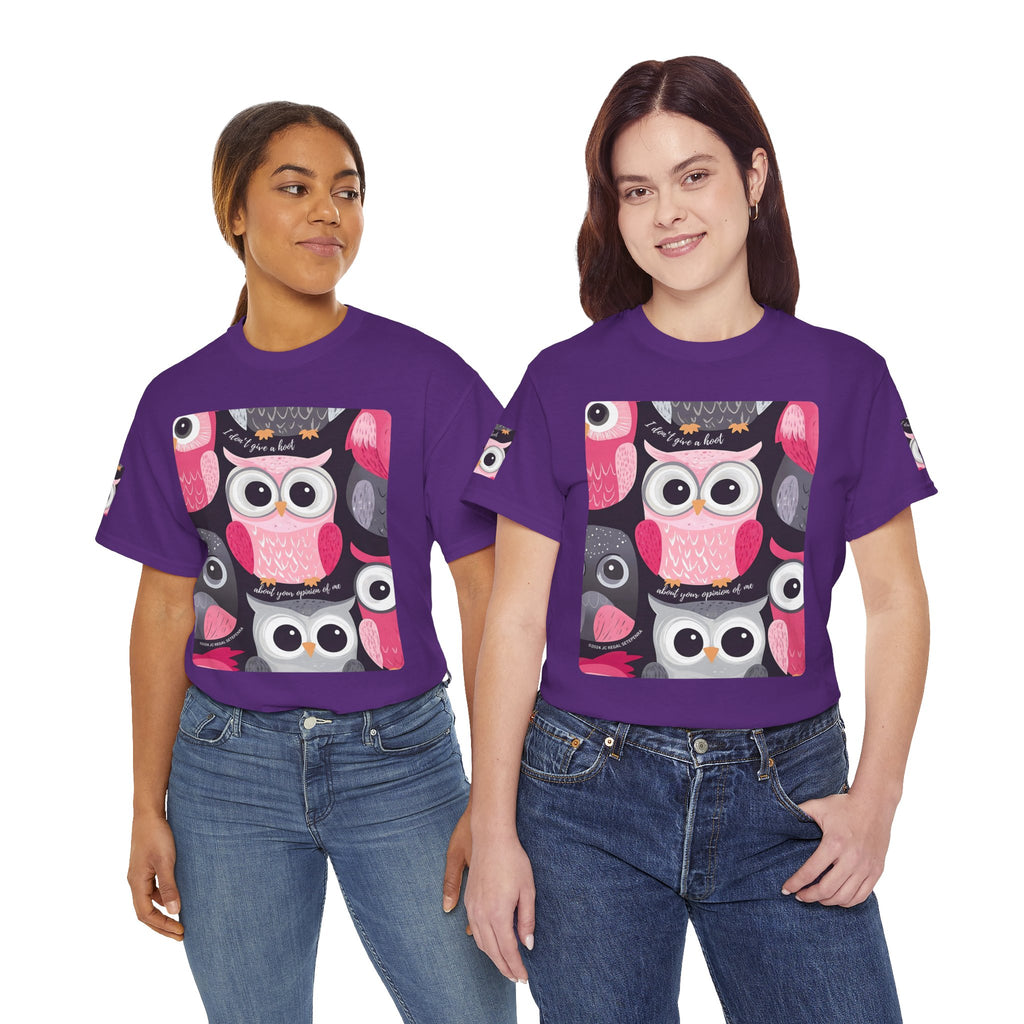 Don't Give A Hoot Unisex Heavy Cotton Tee