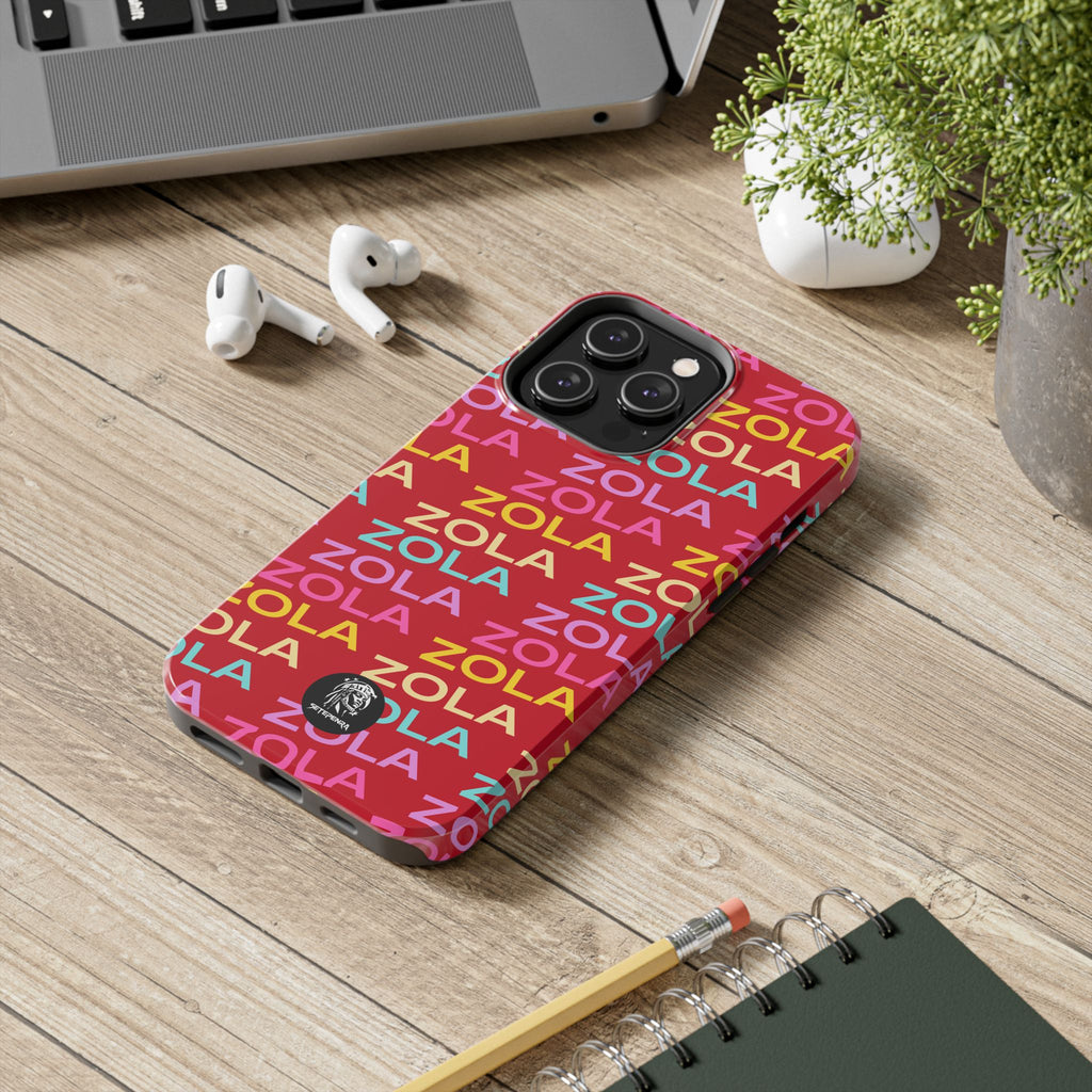 Zola Tough Phone Case (For iPhone, Galaxy & More) - Dark Red