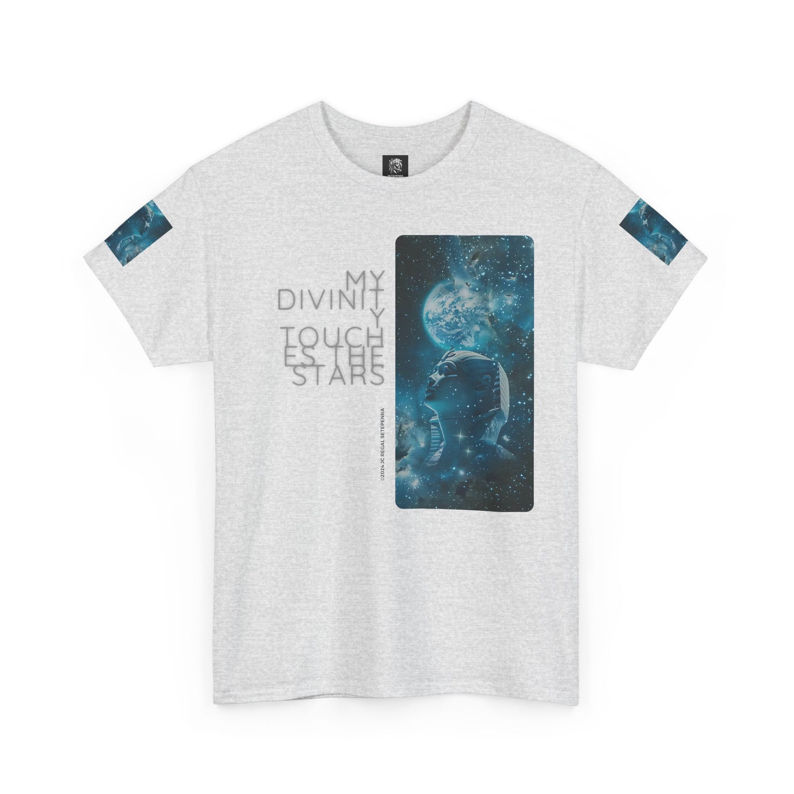 My Divinity Touches The Stars Unisex Heavy Cotton Tee SETEPENRA T-Shirt.
