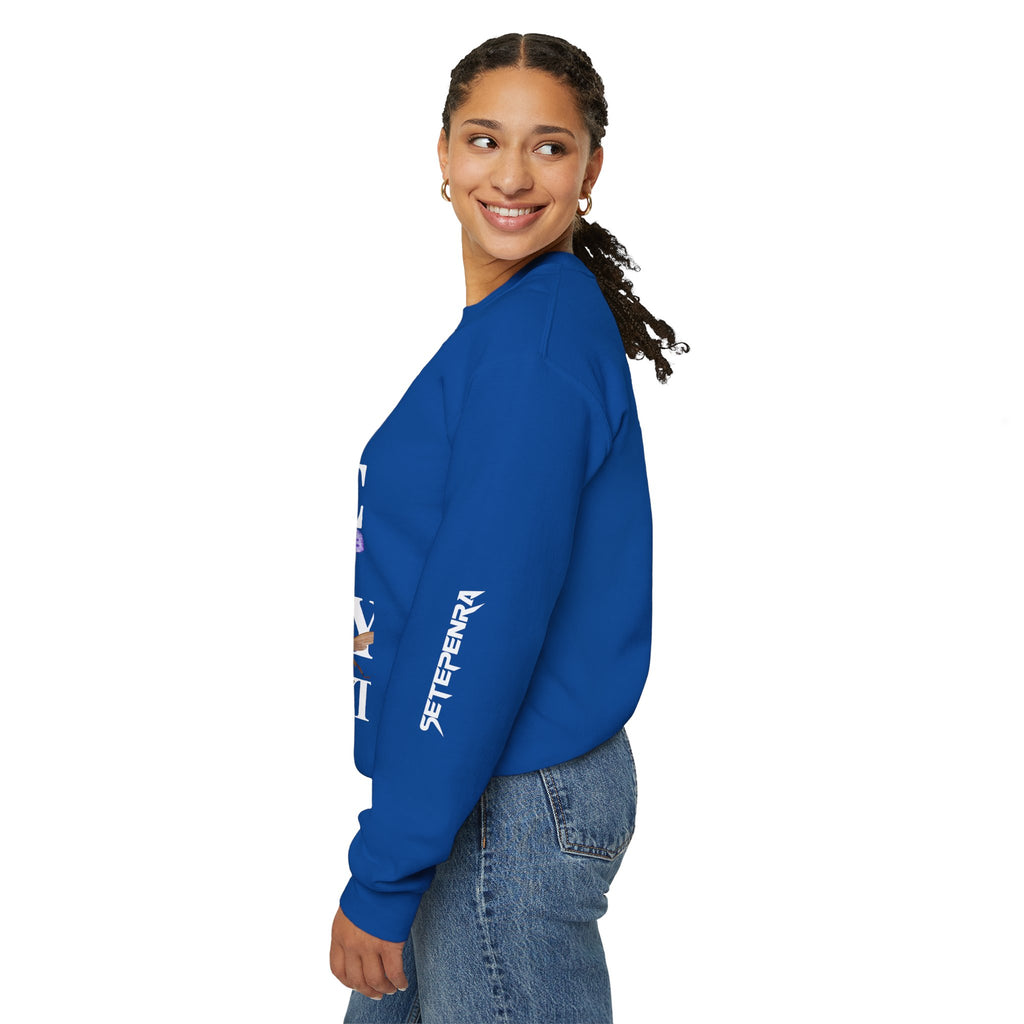 Channel It Unisex Heavy Blend™ Crewneck Sweatshirt (White Print)