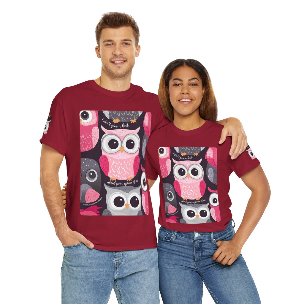 Don't Give A Hoot Unisex Heavy Cotton Tee