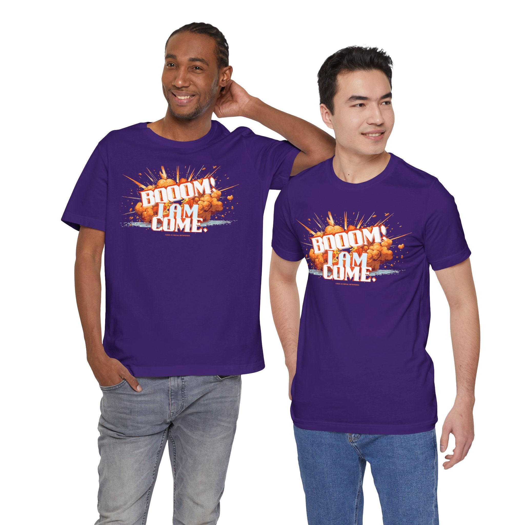 BOOOM! I AM COME Unisex Jersey Short Sleeve Tee