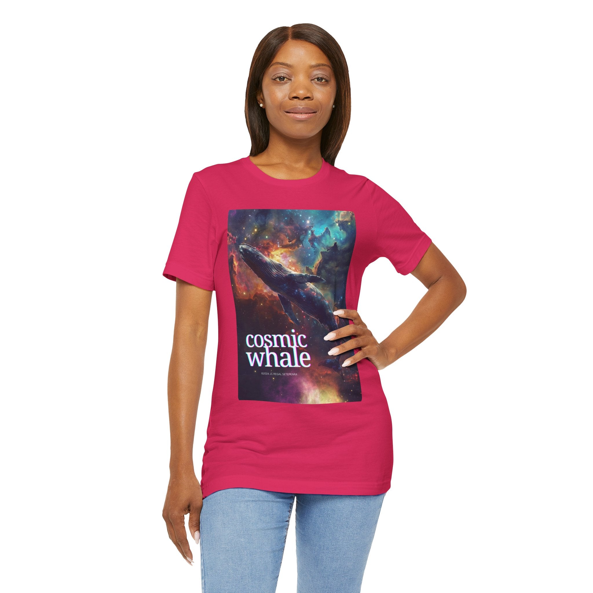Cosmic Whale Unisex Jersey Short Sleeve Tee