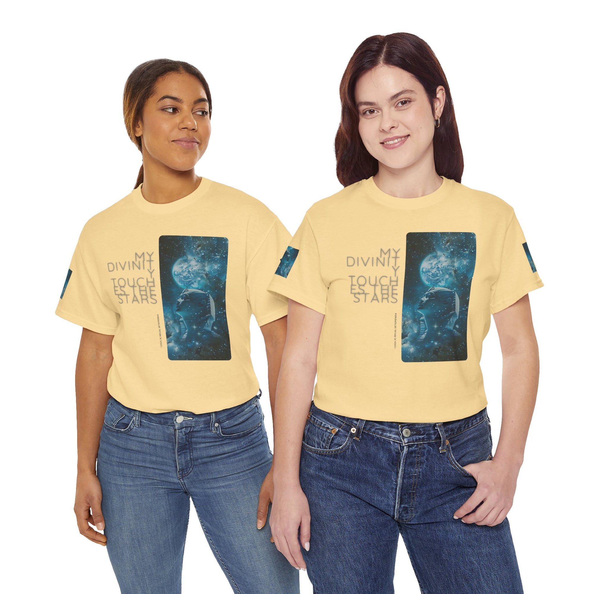 My Divinity Touches The Stars Unisex Heavy Cotton Tee