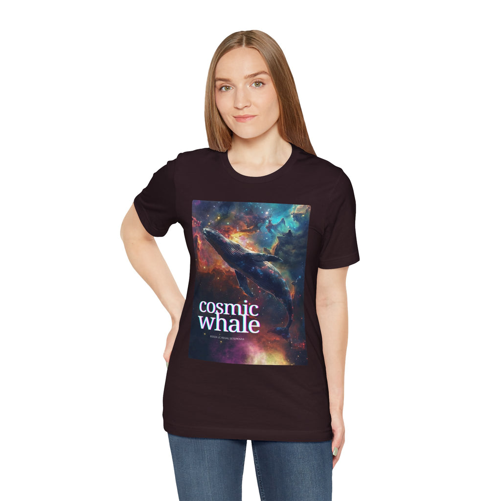 Cosmic Whale Unisex Jersey Short Sleeve Tee SETEPENRA T-Shirt.