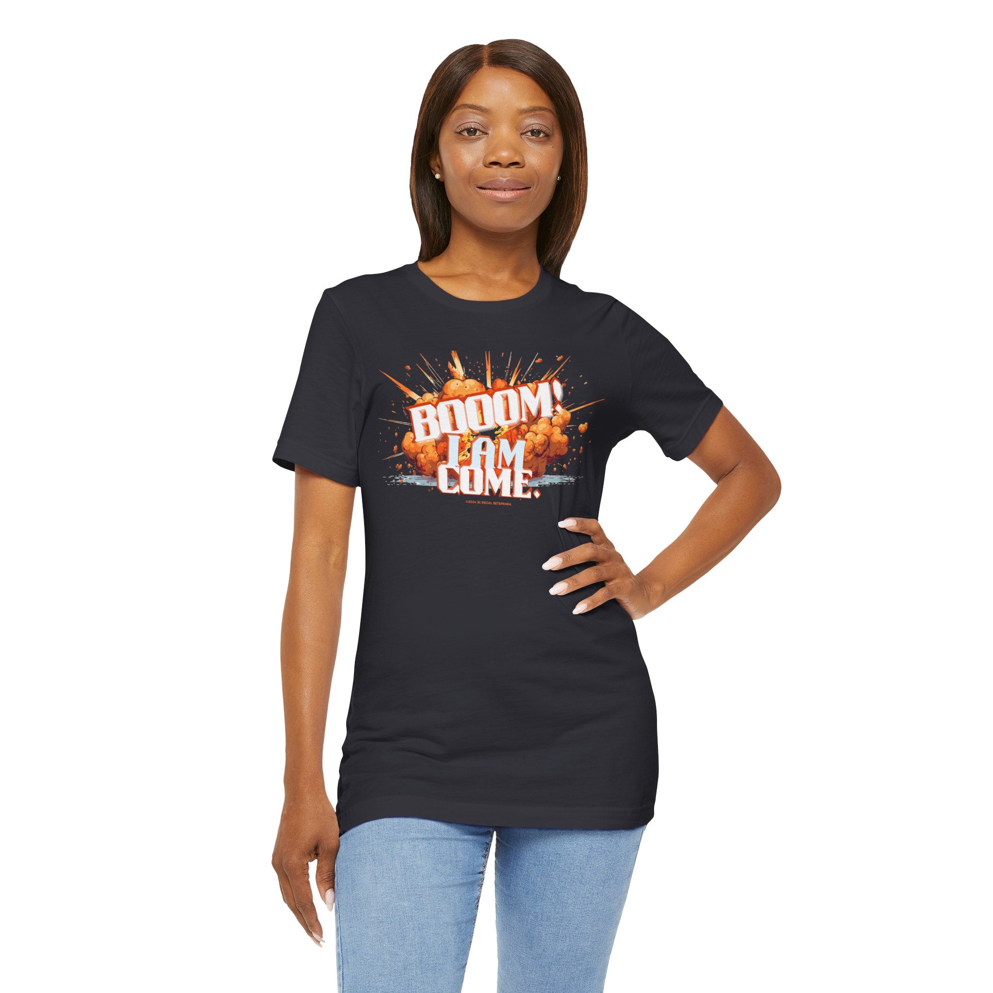 BOOOM! I AM COME Unisex Jersey Short Sleeve Tee