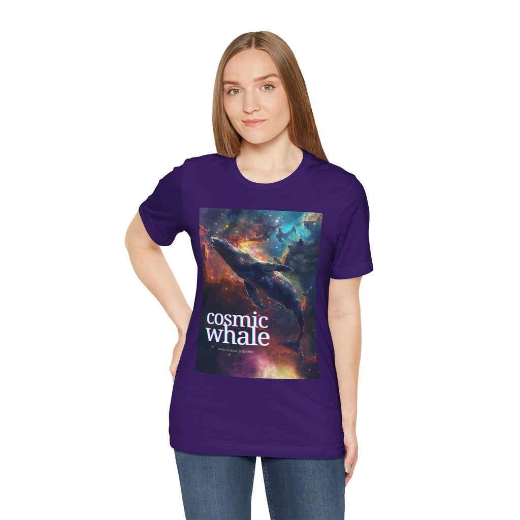 Cosmic Whale Unisex Jersey Short Sleeve Tee