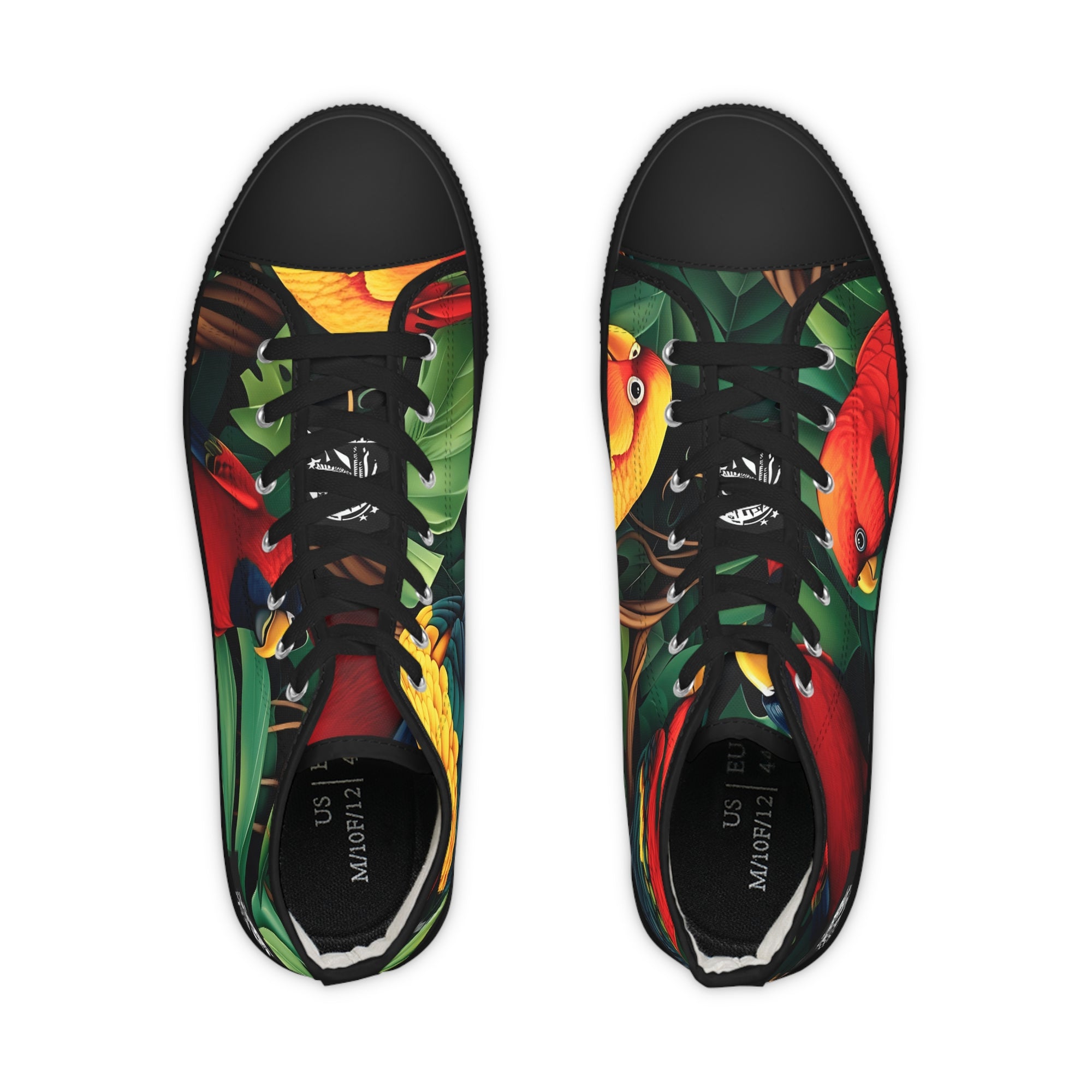 Tri-Parrot Men's High Top Sneakers SETEPENRA Shoes.
