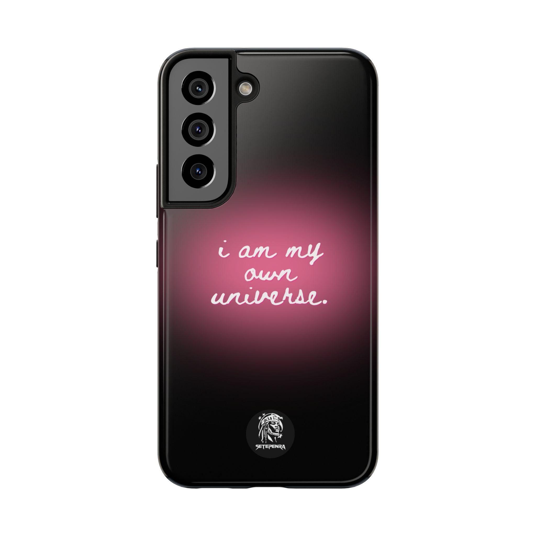 I Am My Own Universe Tough Phone Case (For iPhone, Galaxy & More) - Black