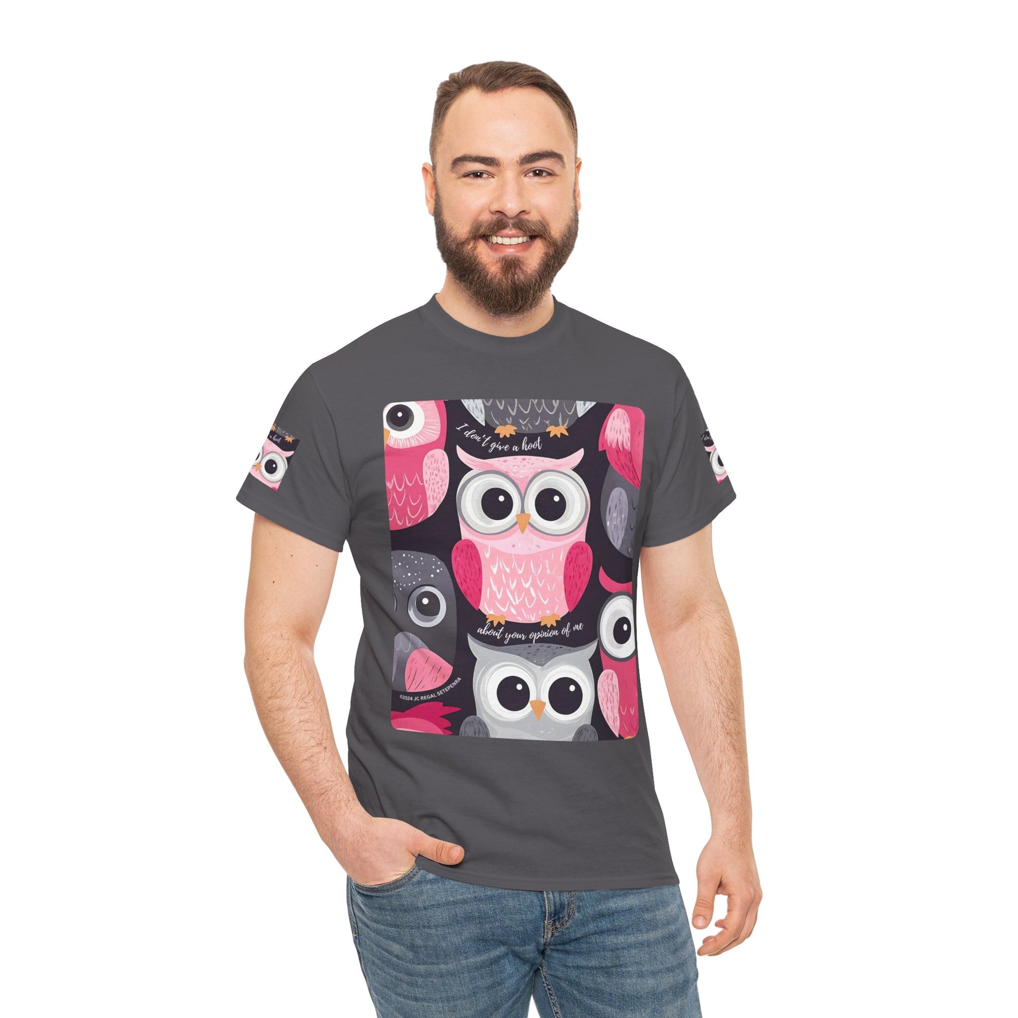 Don't Give A Hoot Unisex Heavy Cotton Tee