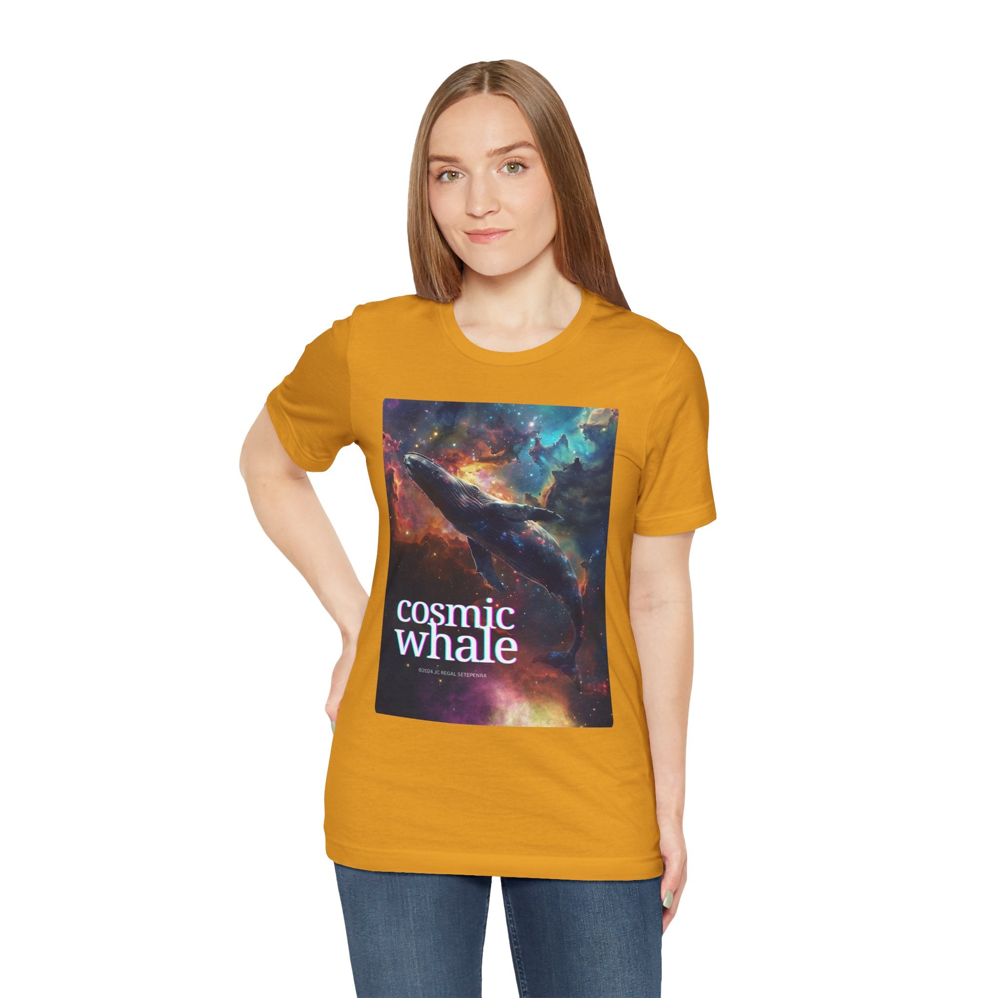 Cosmic Whale Unisex Jersey Short Sleeve Tee