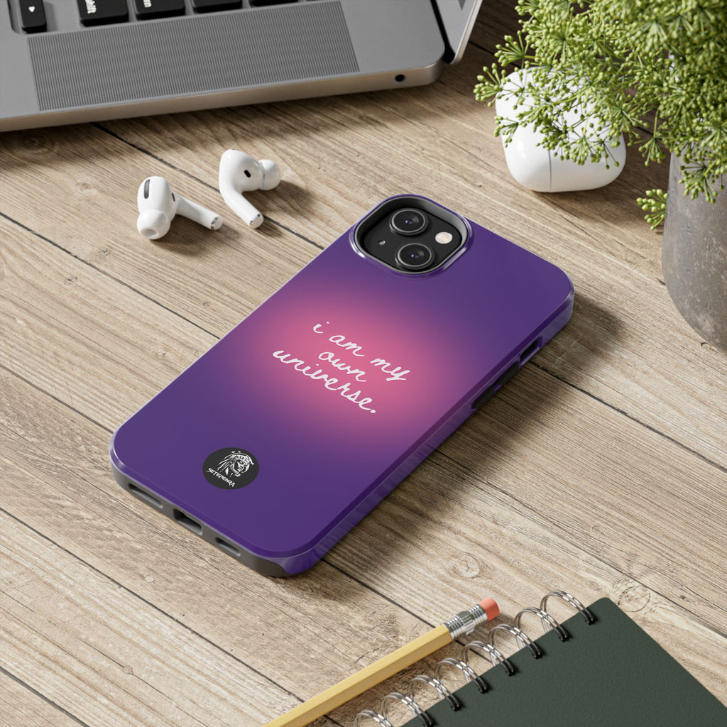 I Am My Own Universe Tough Phone Case (For iPhone, Galaxy & More) - Purple