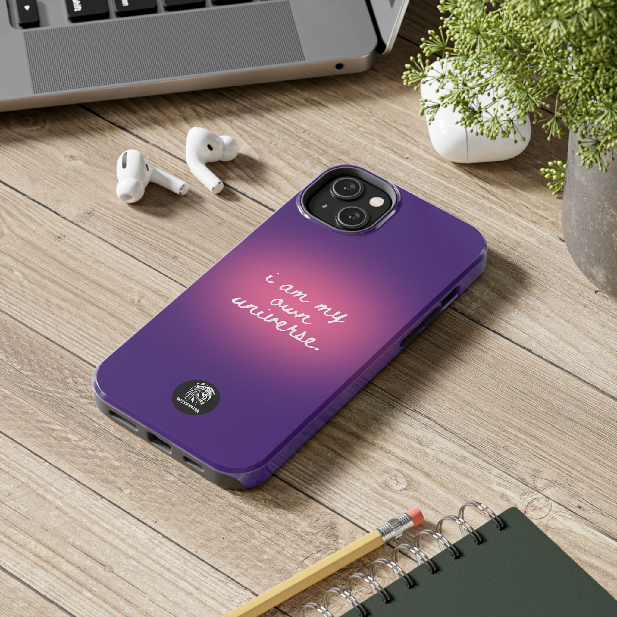 I Am My Own Universe Tough Phone Case (For iPhone, Galaxy & More) - Purple