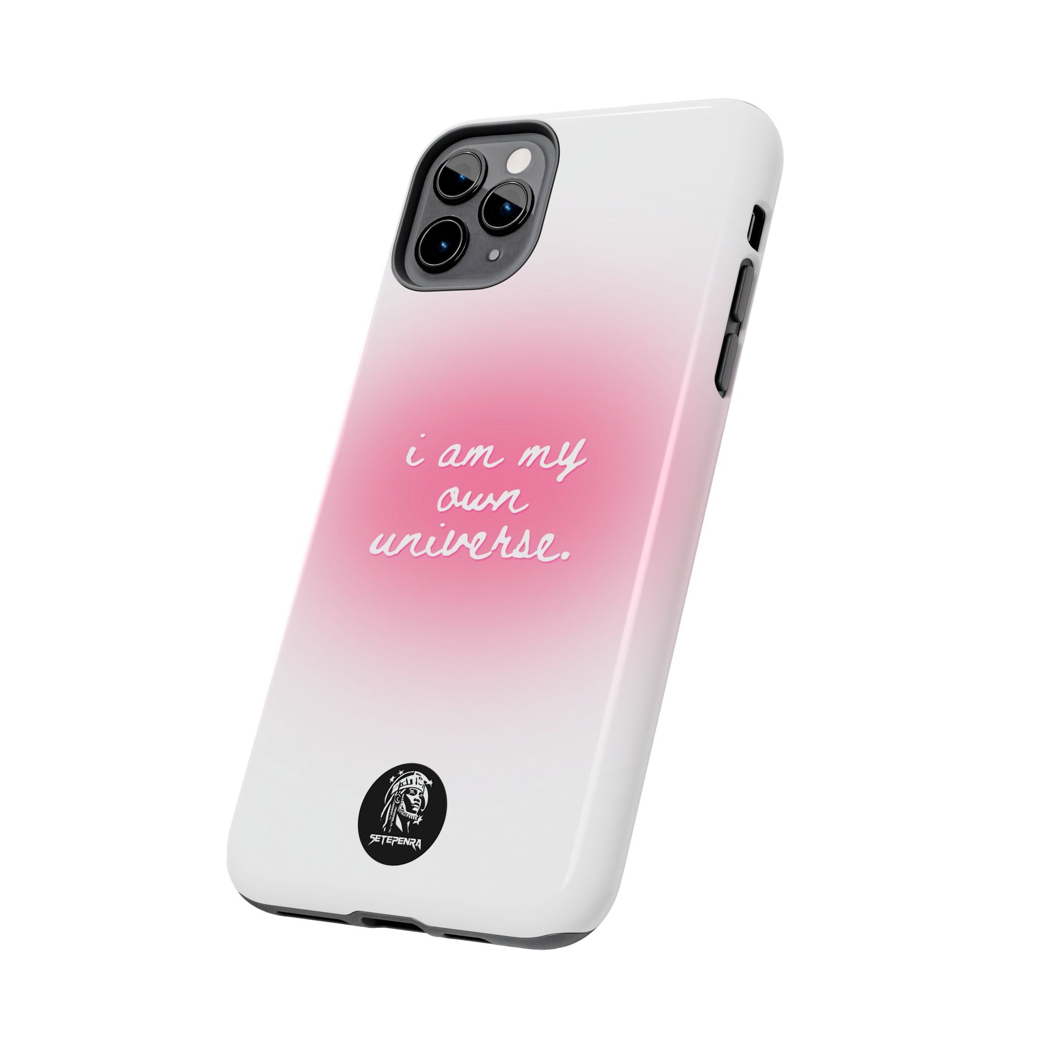 I Am My Own Universe Tough Phone Case (For iPhone, Galaxy & More) - White