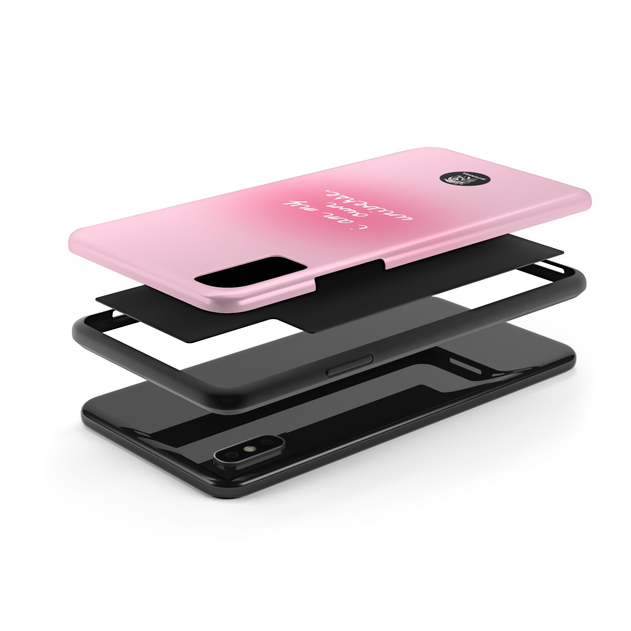 I Am My Own Universe Tough Phone Case (For iPhone, Galaxy & More) - Light Pink