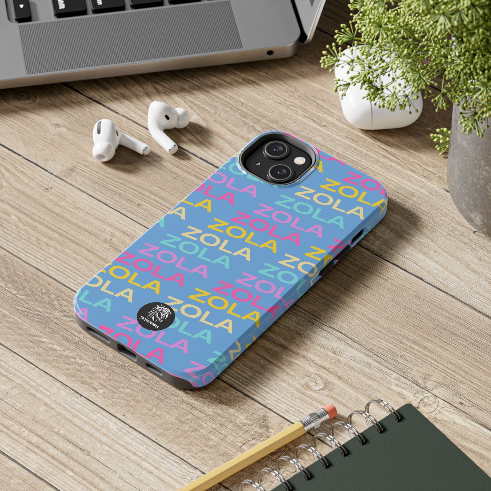 Zola Tough Phone Case (For iPhone, Galaxy & More) - Light Blue