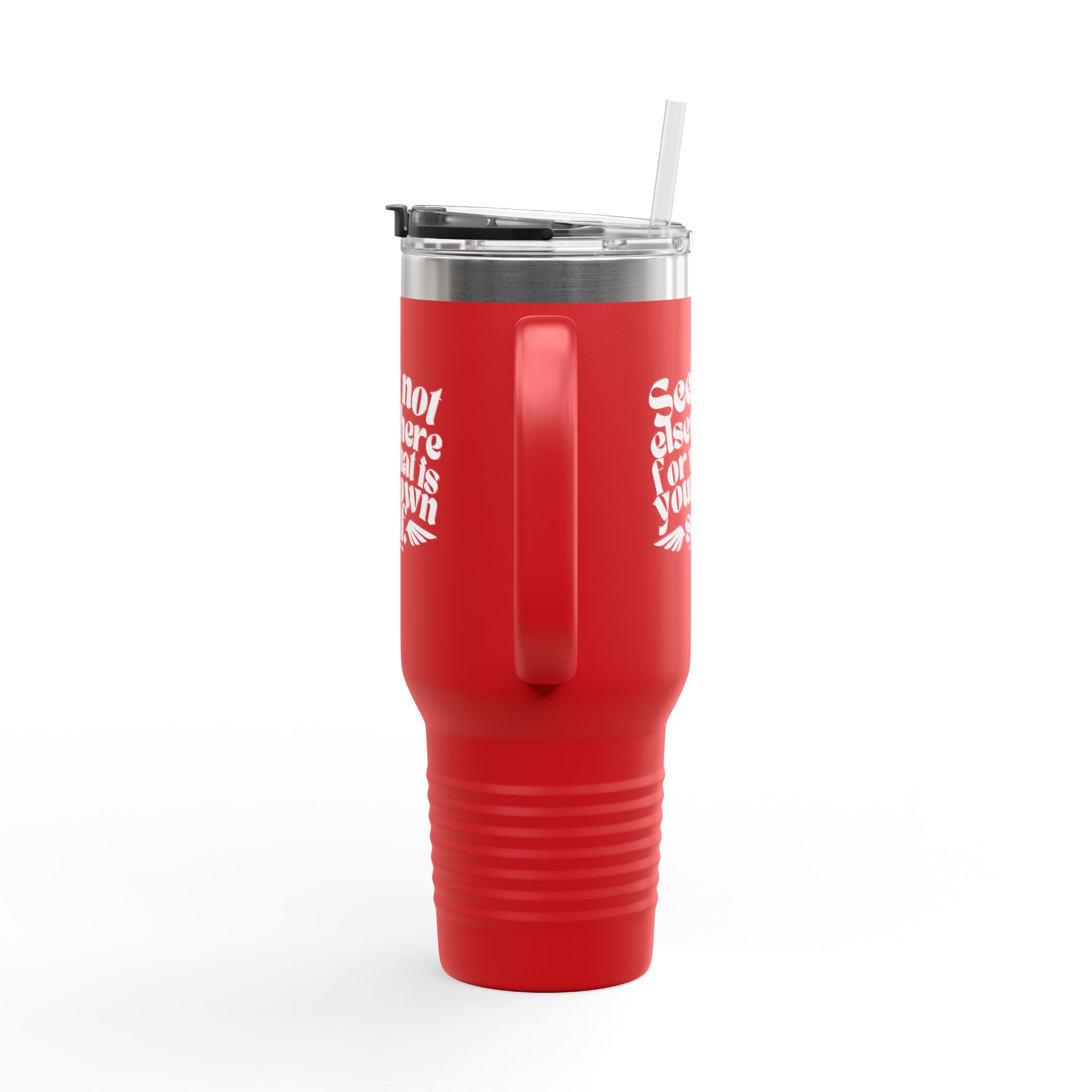 Seek Not Elsewhere Insulated Travel Mug, 40oz SETEPENRA Mug.