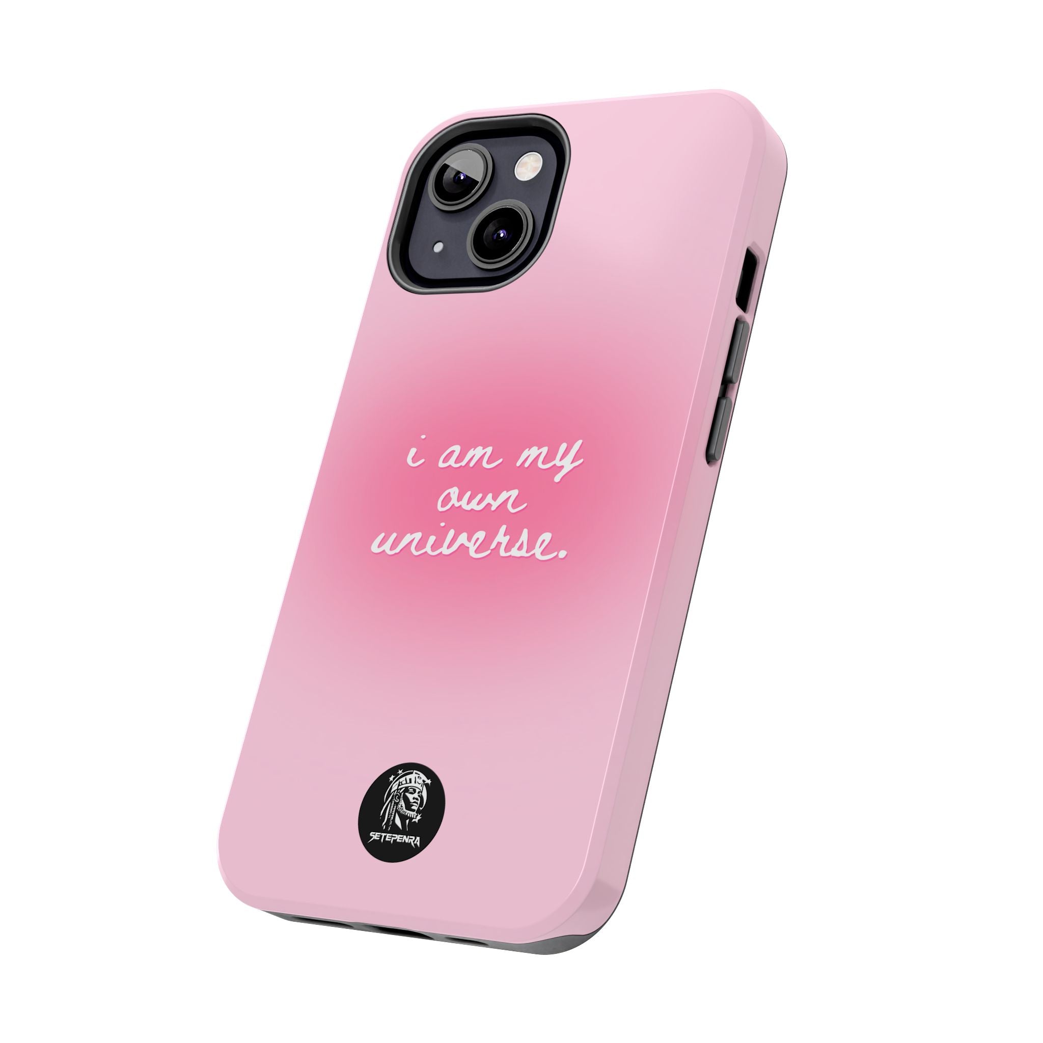 I Am My Own Universe Tough Phone Case (For iPhone, Galaxy & More) - Light Pink