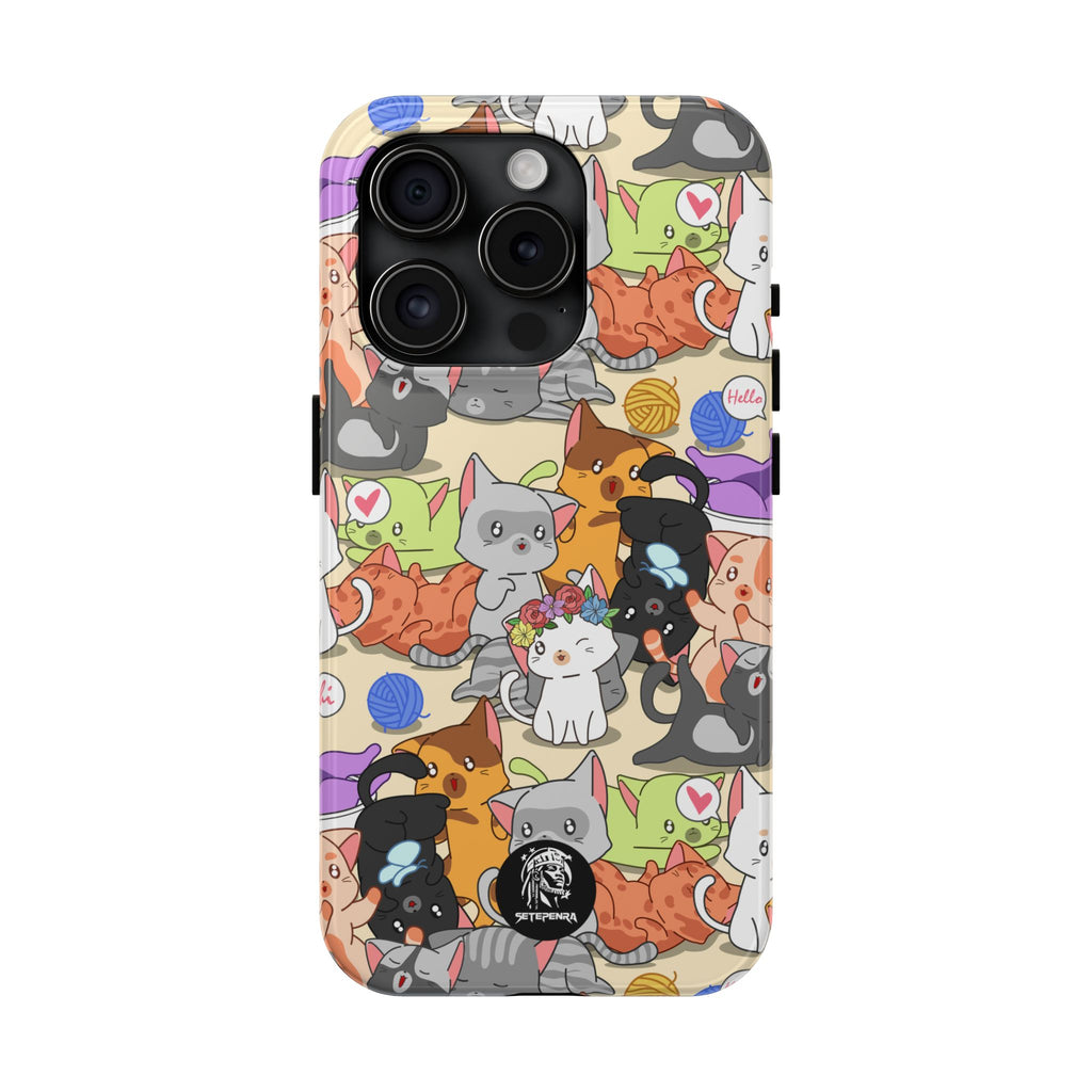 Cats A Lot Tough Phone Case (For iPhone, Galaxy & More)