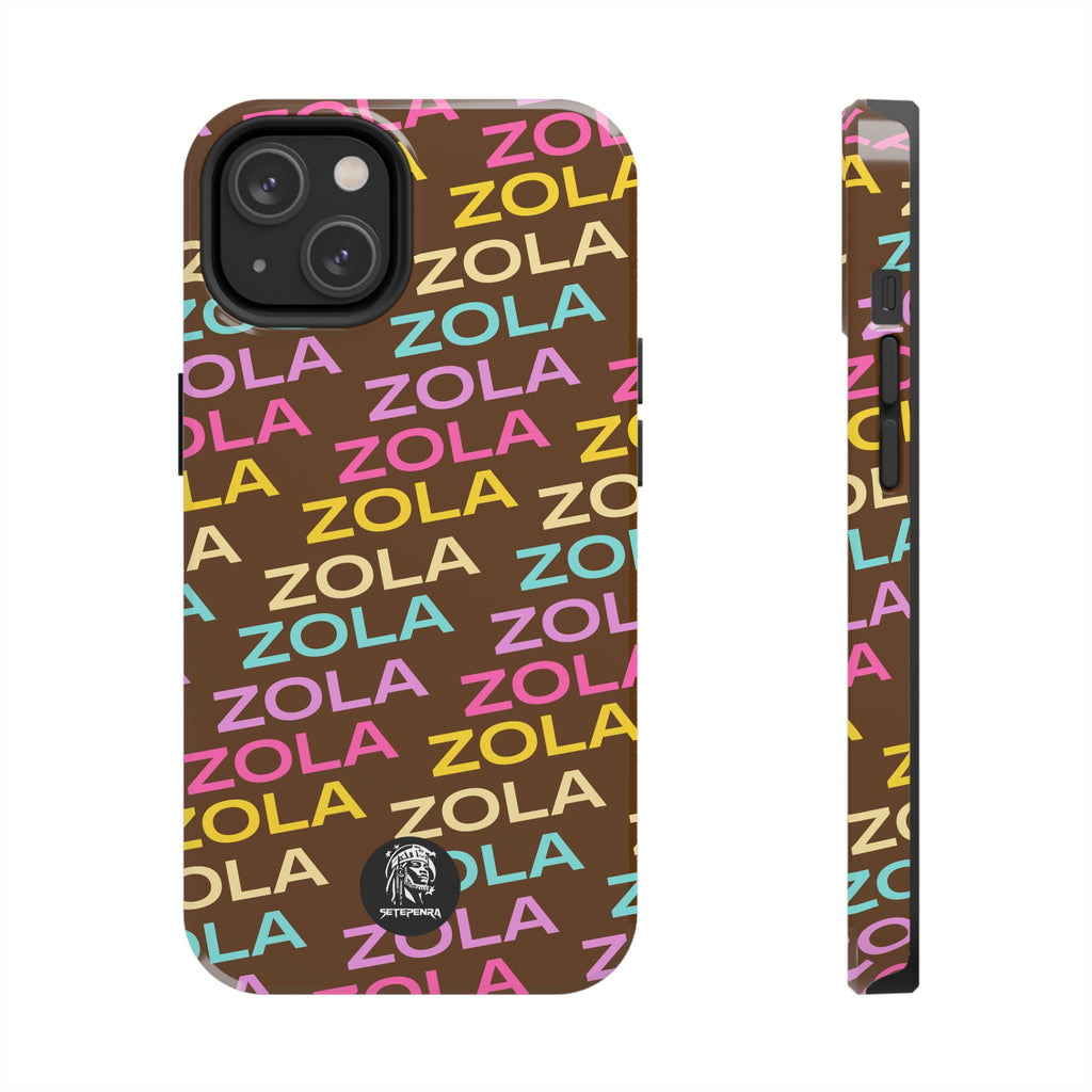 Zola Tough Phone Case (For iPhone, Galaxy & More) - Brown SETEPENRA Phone Case.