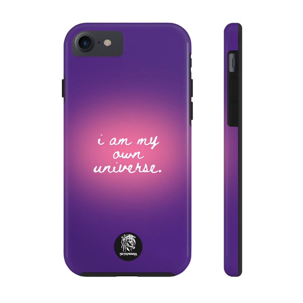 I Am My Own Universe Tough Phone Case (For iPhone, Galaxy & More) - Purple SETEPENRA Phone Case.