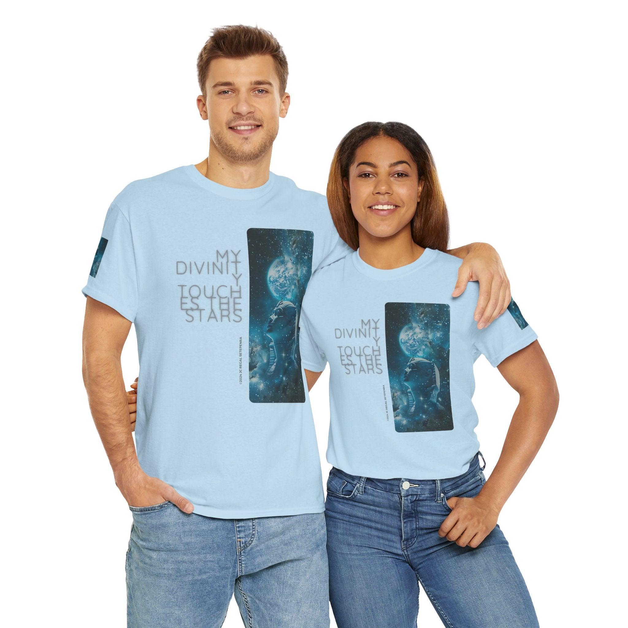 My Divinity Touches The Stars Unisex Heavy Cotton Tee