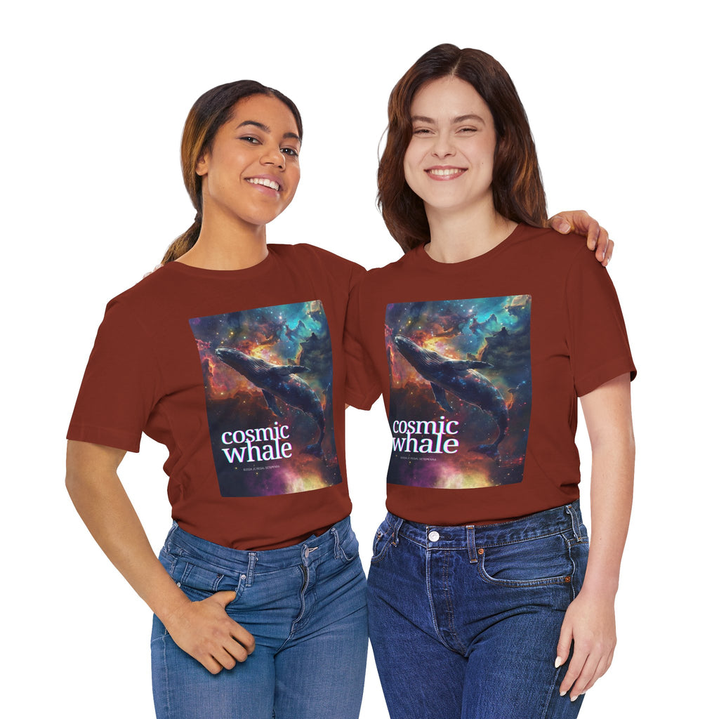 Cosmic Whale Unisex Jersey Short Sleeve Tee
