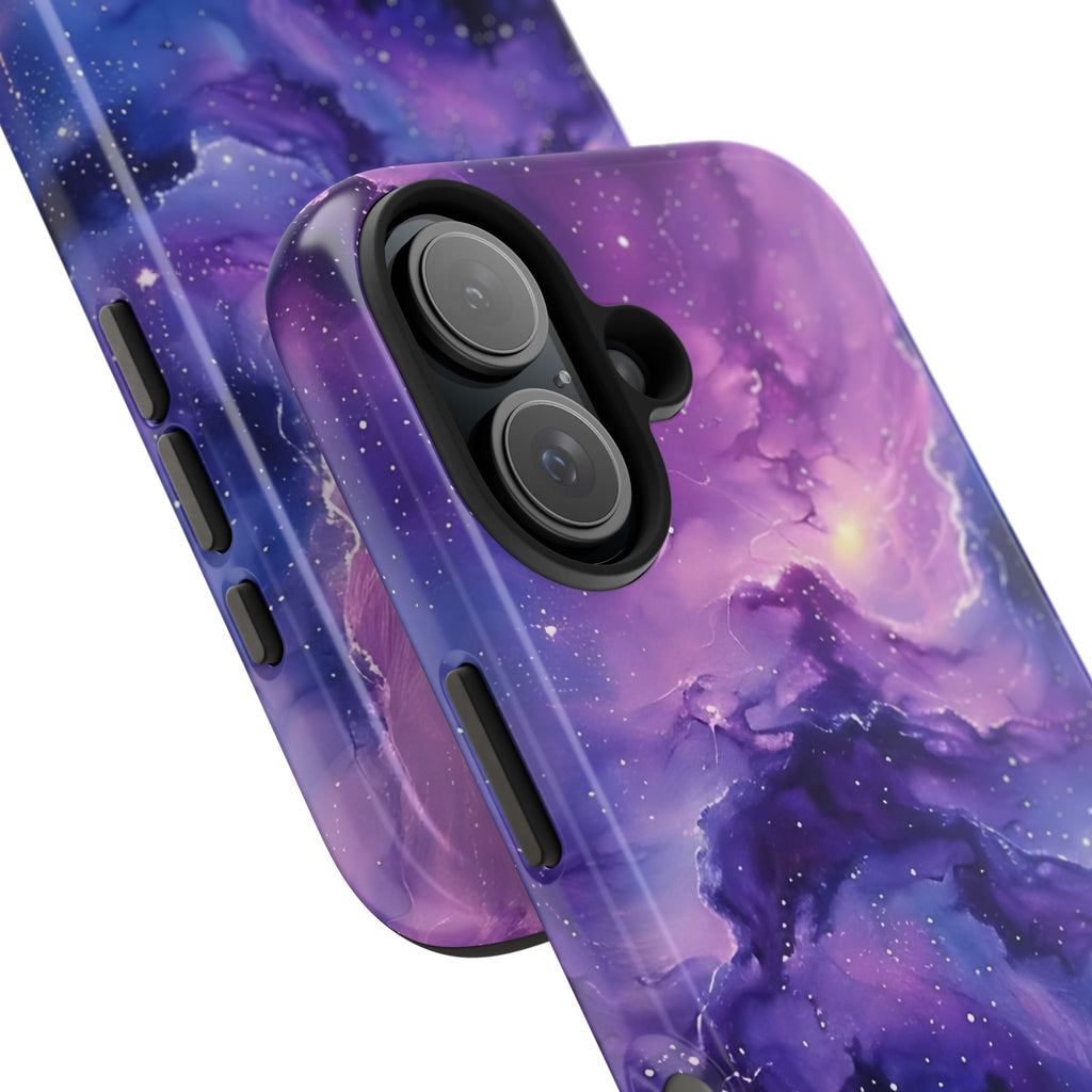 Purple Cosmos Tough Phone Case (For iPhone, Galaxy & More)