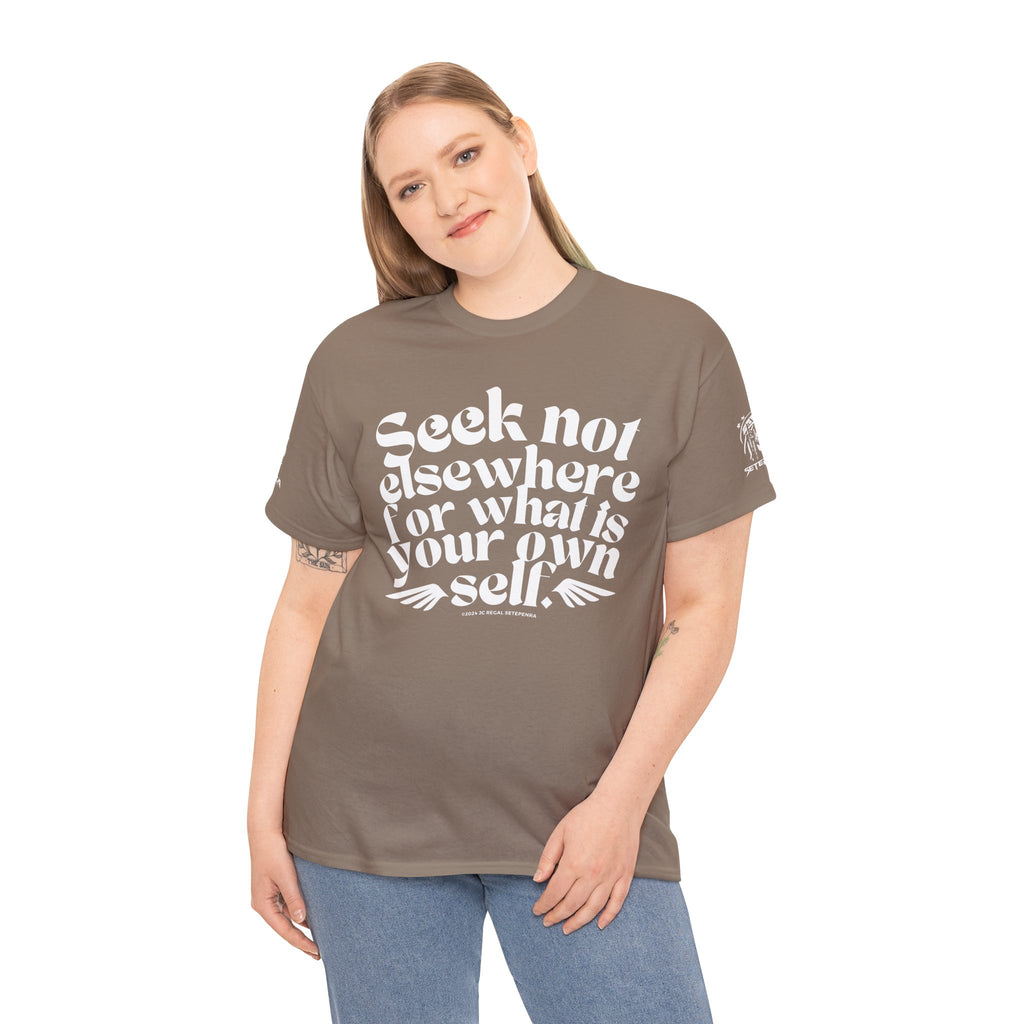 Seek Not Elsewhere Unisex Heavy Cotton Tee