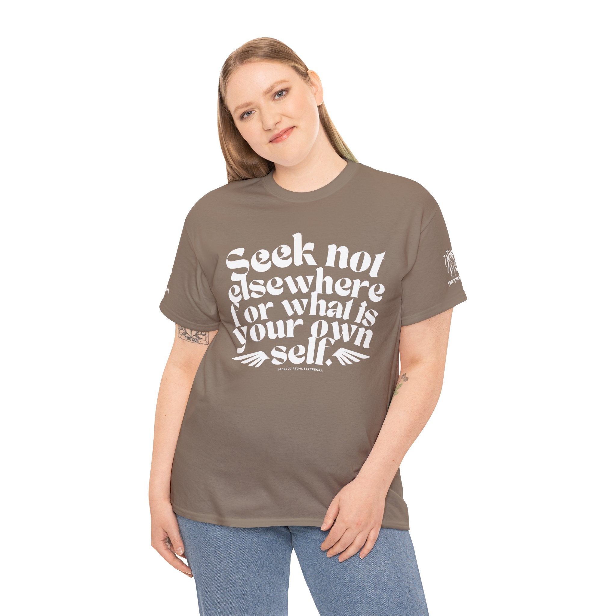 Seek Not Elsewhere Unisex Heavy Cotton Tee