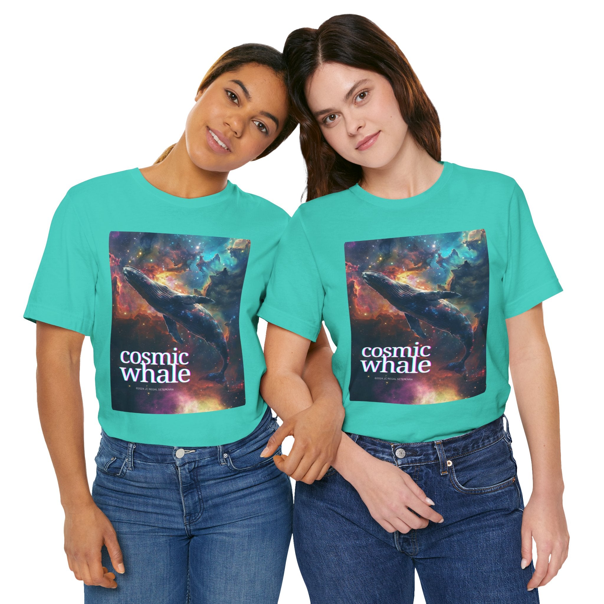 Cosmic Whale Unisex Jersey Short Sleeve Tee