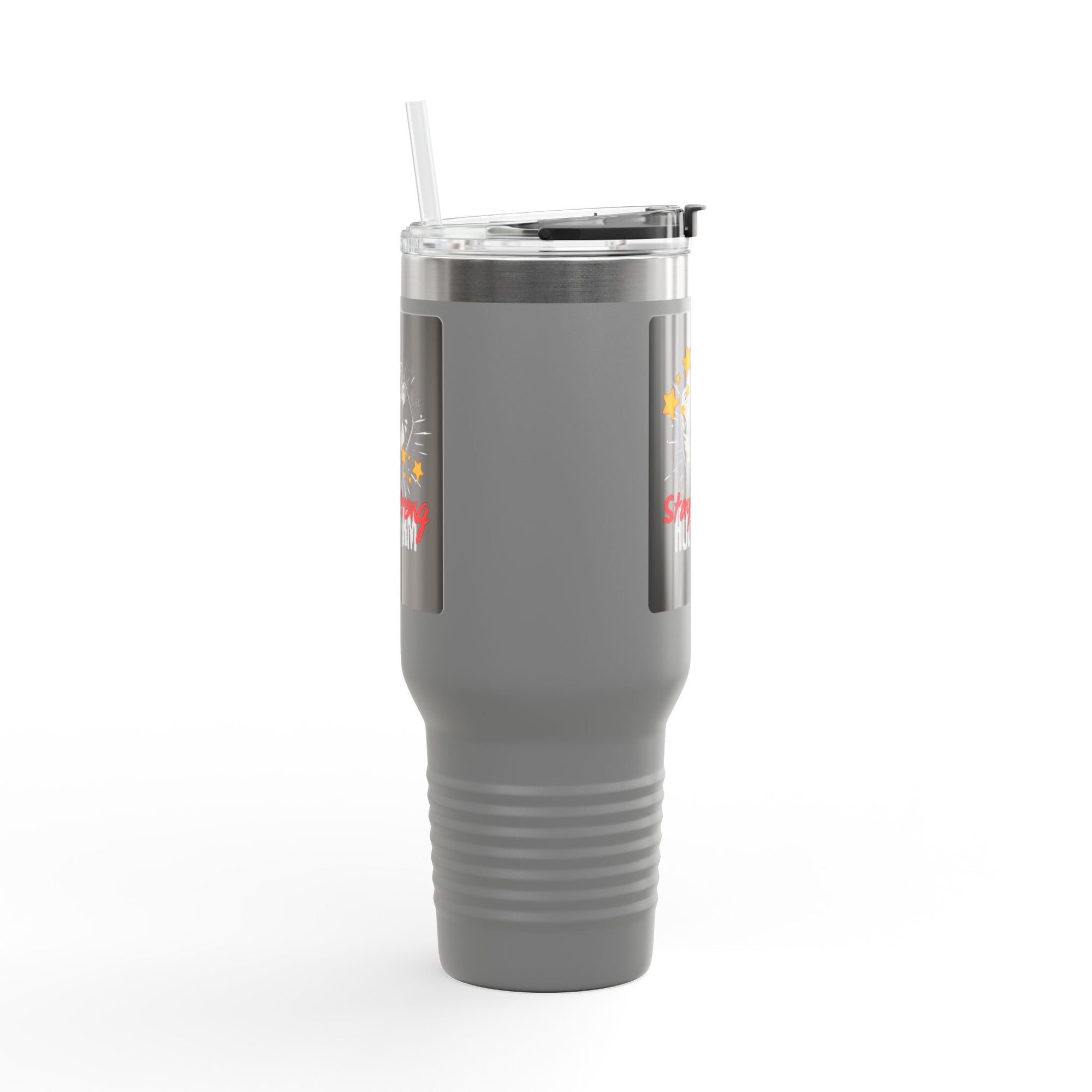 Stay Strong Hold Firm Insulated Travel Mug, 40oz