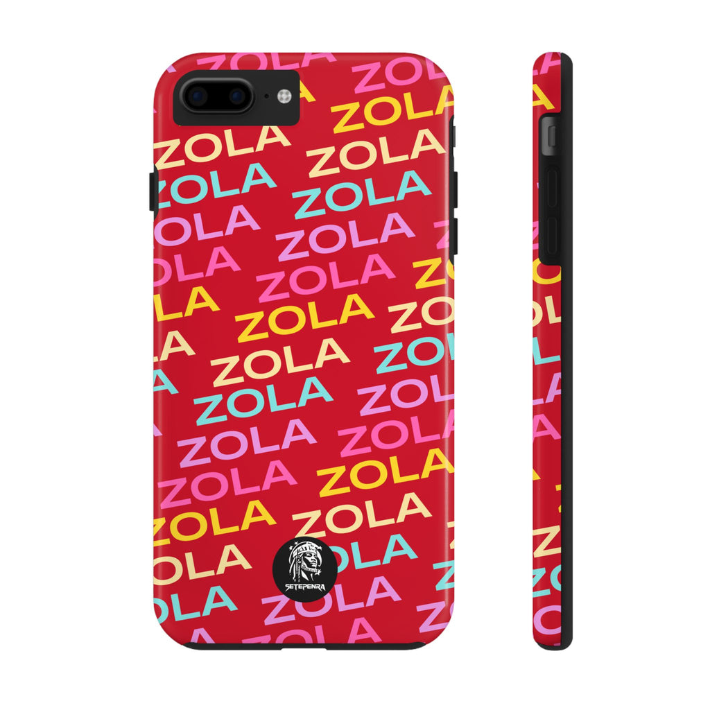 Zola Tough Phone Case (For iPhone, Galaxy & More) - Dark Red SETEPENRA Phone Case.