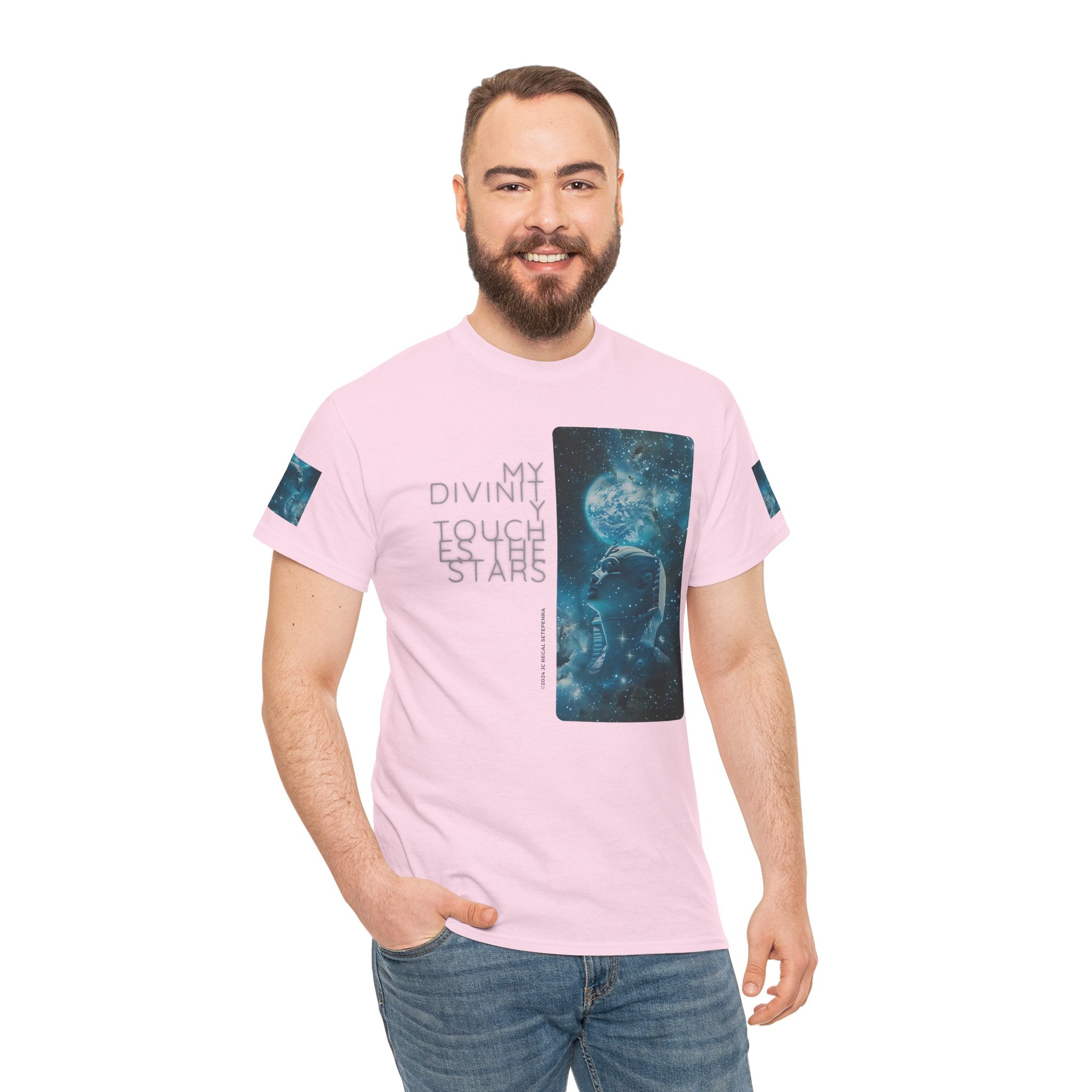 My Divinity Touches The Stars Unisex Heavy Cotton Tee