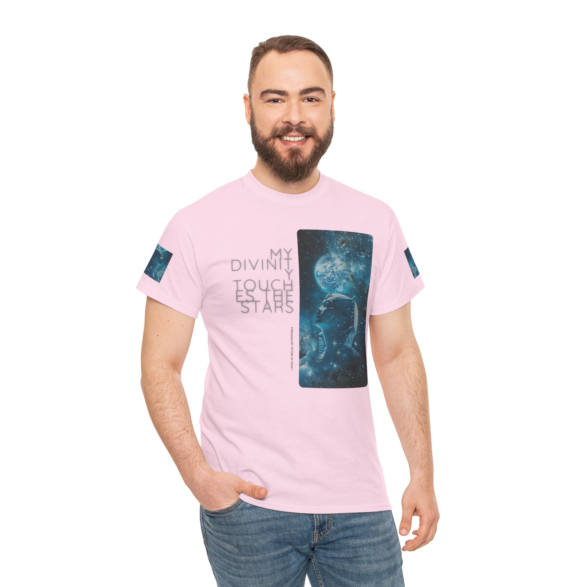 My Divinity Touches The Stars Unisex Heavy Cotton Tee