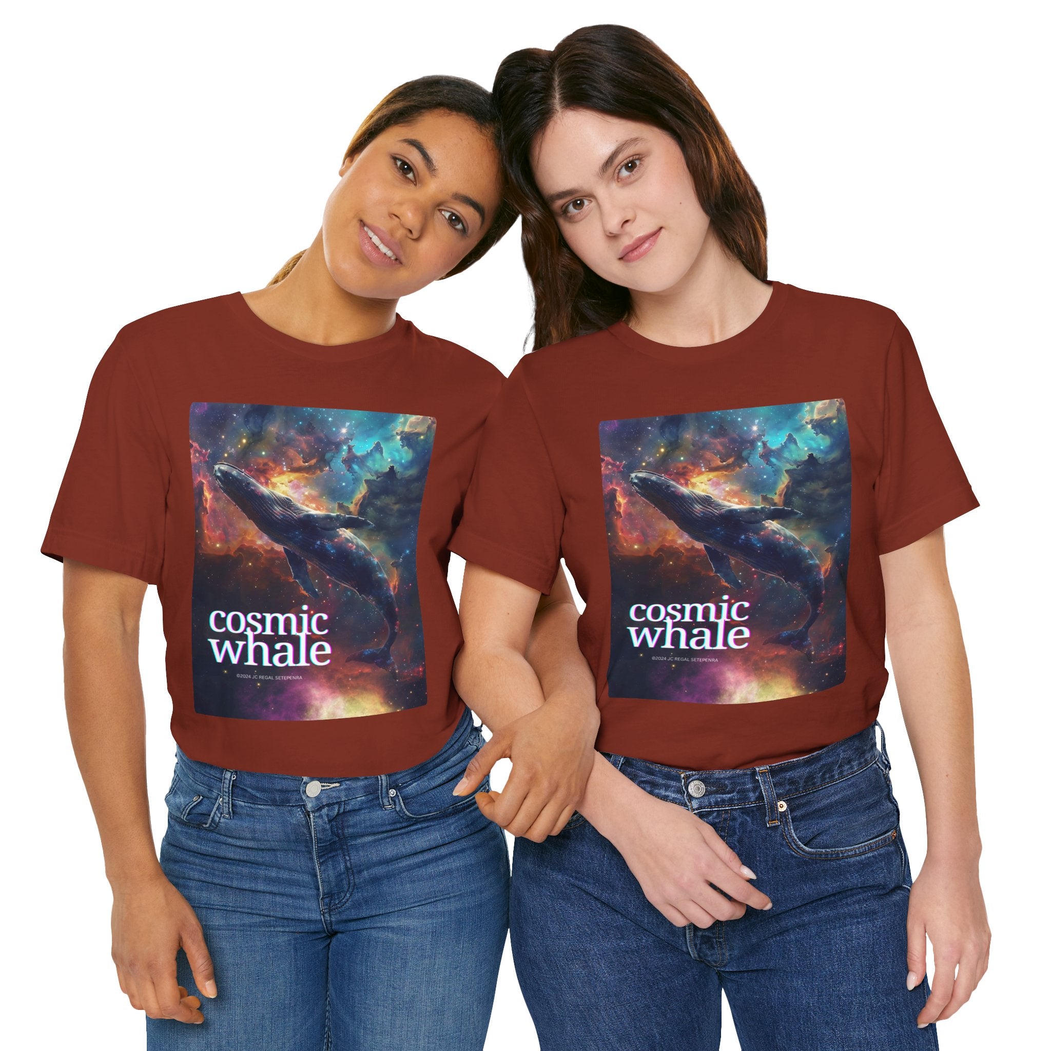 Cosmic Whale Unisex Jersey Short Sleeve Tee