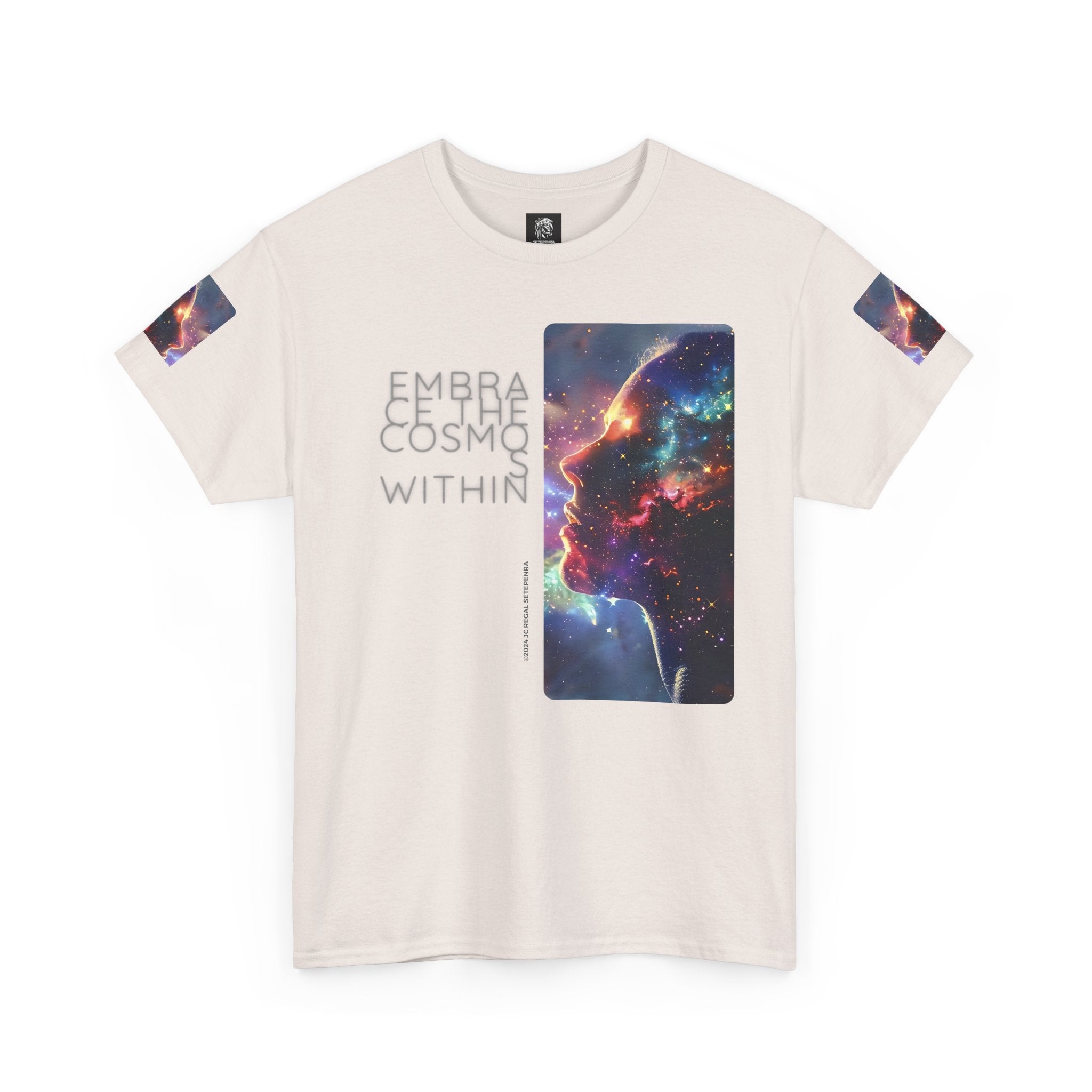 Embrace The Cosmos Within Unisex Heavy Cotton Tee