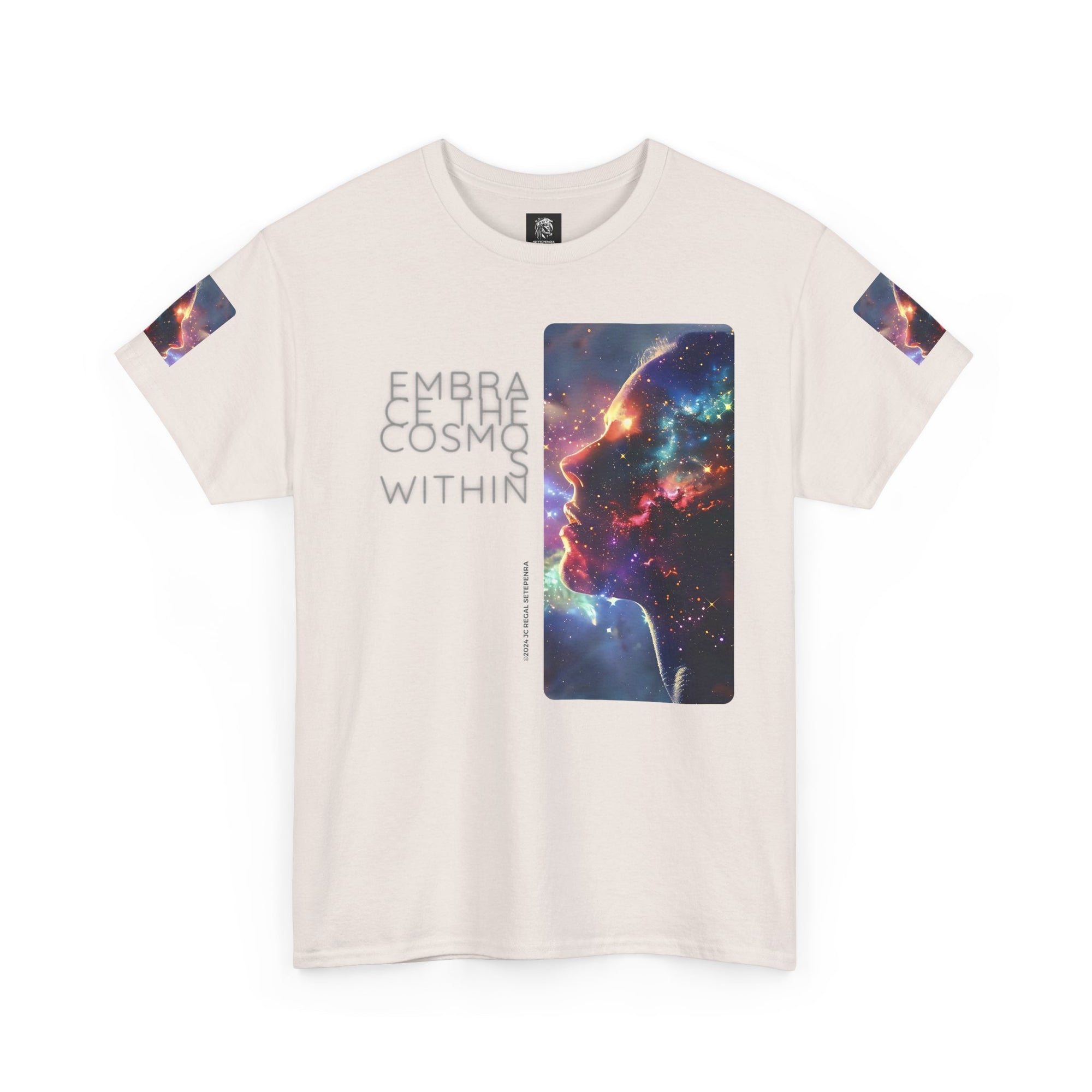 Embrace The Cosmos Within Unisex Heavy Cotton Tee
