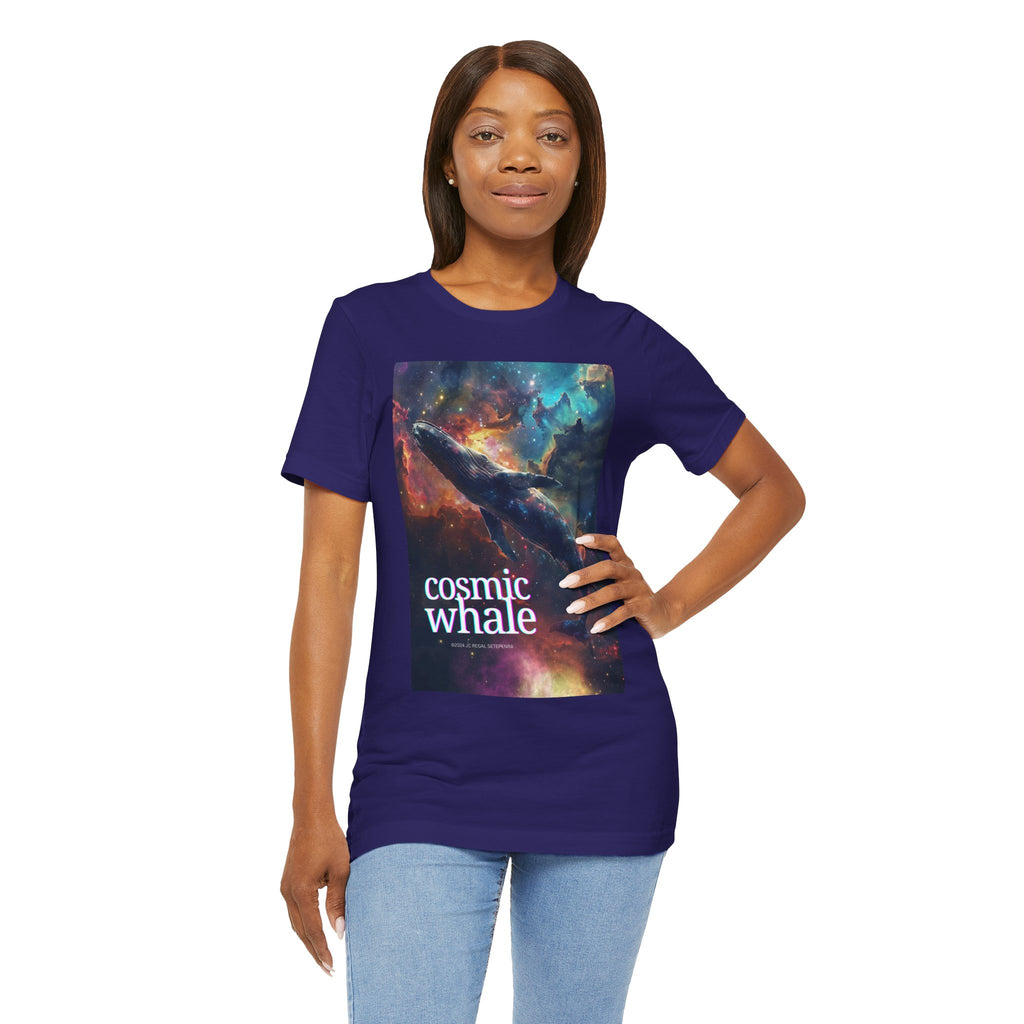 Cosmic Whale Unisex Jersey Short Sleeve Tee