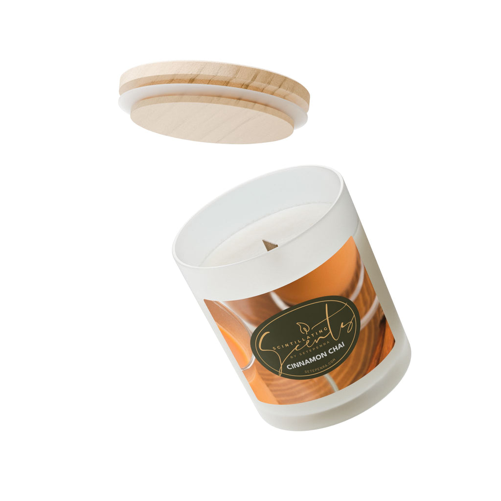 Scintillating Scents by SETEPENRA Frosted Glass Candle, 11oz