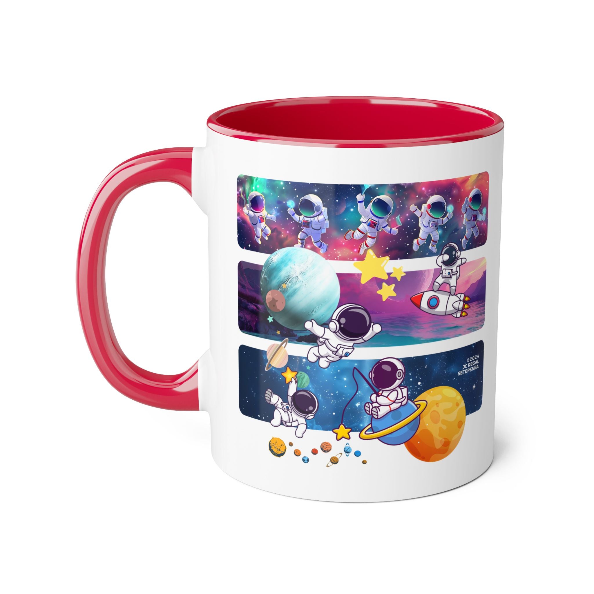Astro Cosmo (V2.0) Accent Mug, 11oz (Various Colors)