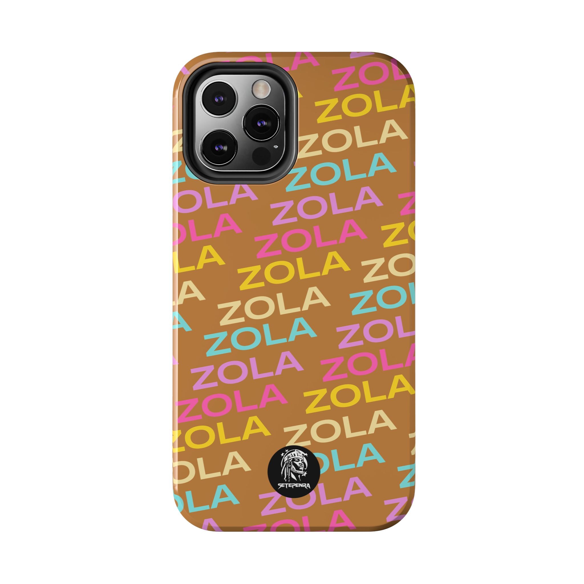 Zola Tough Phone Case (For iPhone, Galaxy & More) - Light Brown